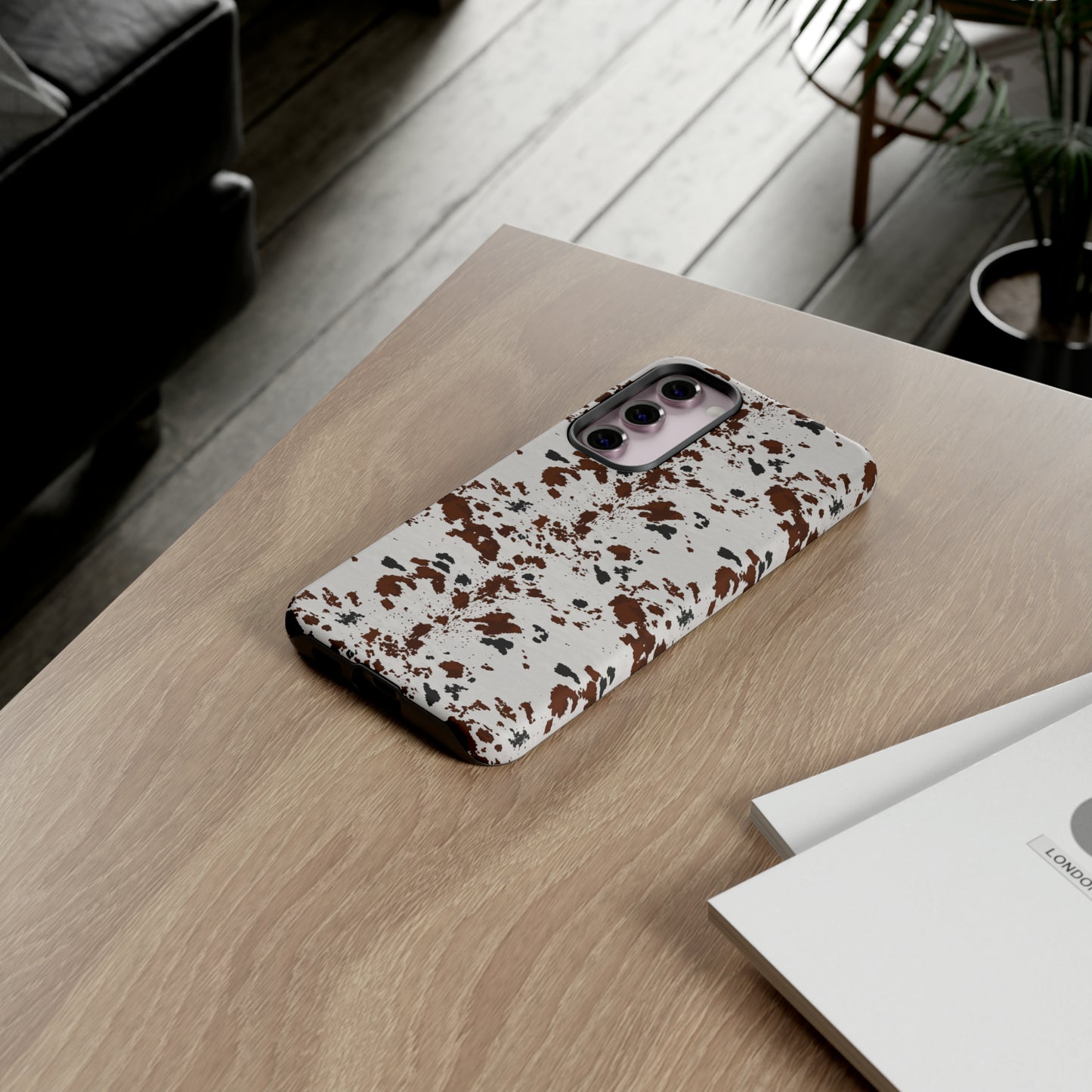 Cowhide Inspired Tough Phone Cases