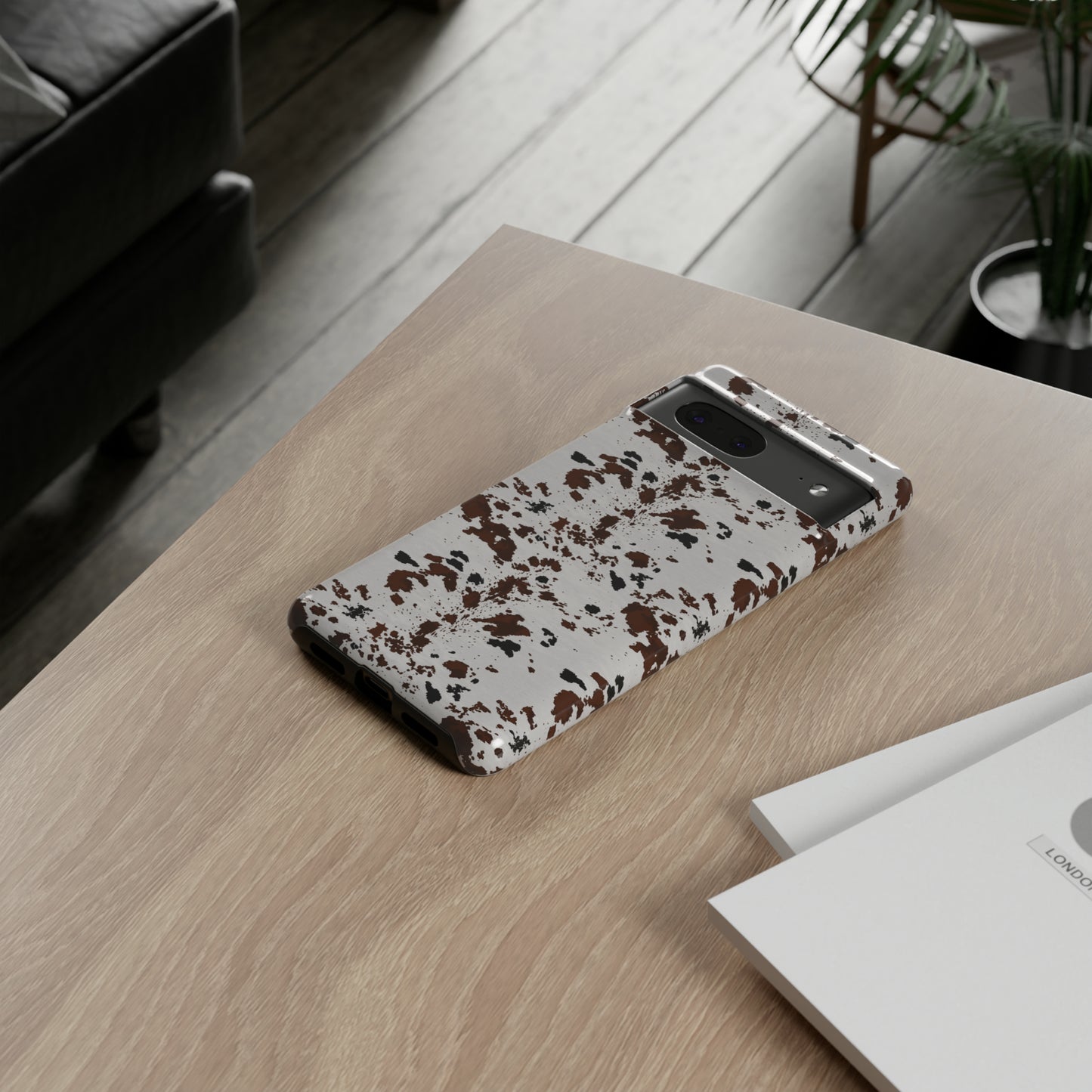Cowhide Inspired Tough Phone Cases