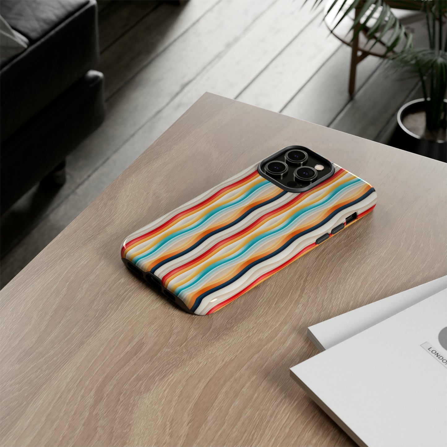 Color Wave Fusion Tough Phone Cases