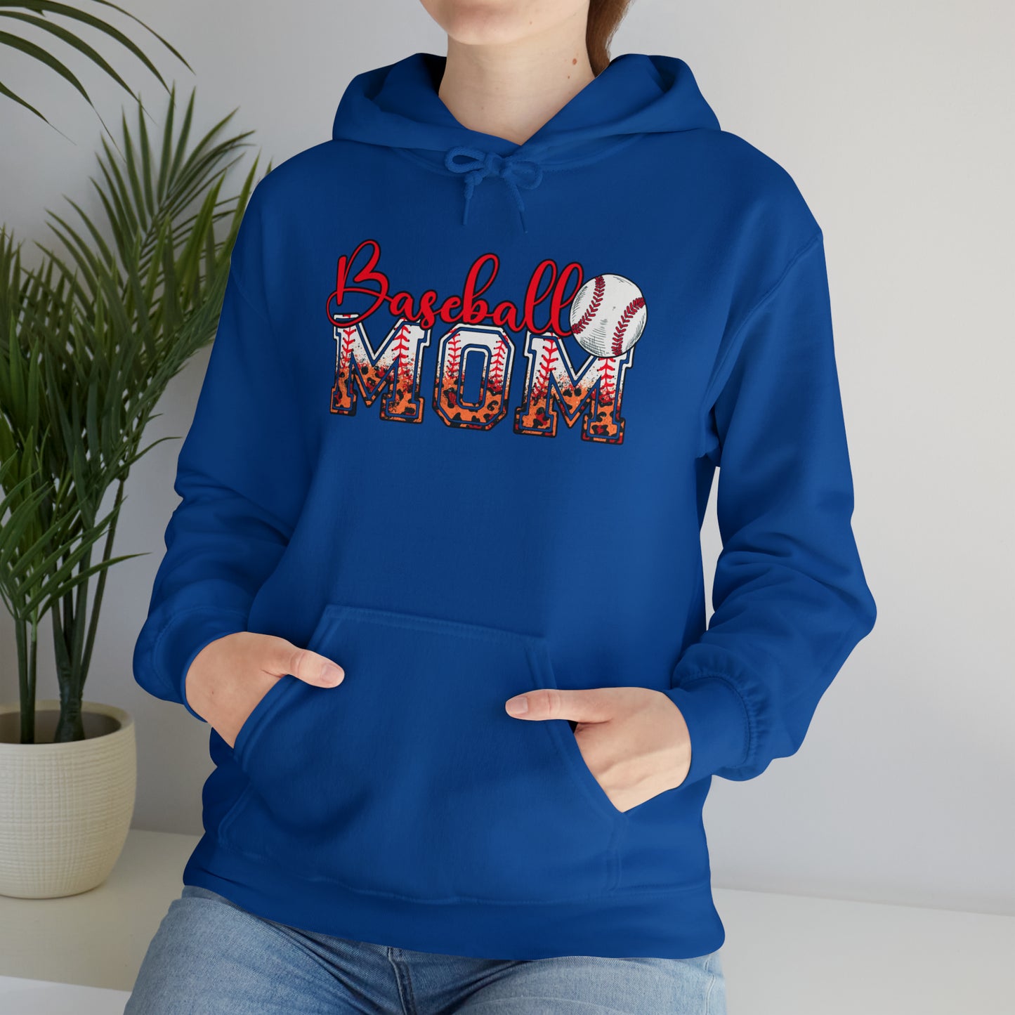 Baseball Mom Unisex Heavy Blend™ Hooded Sweatshirt