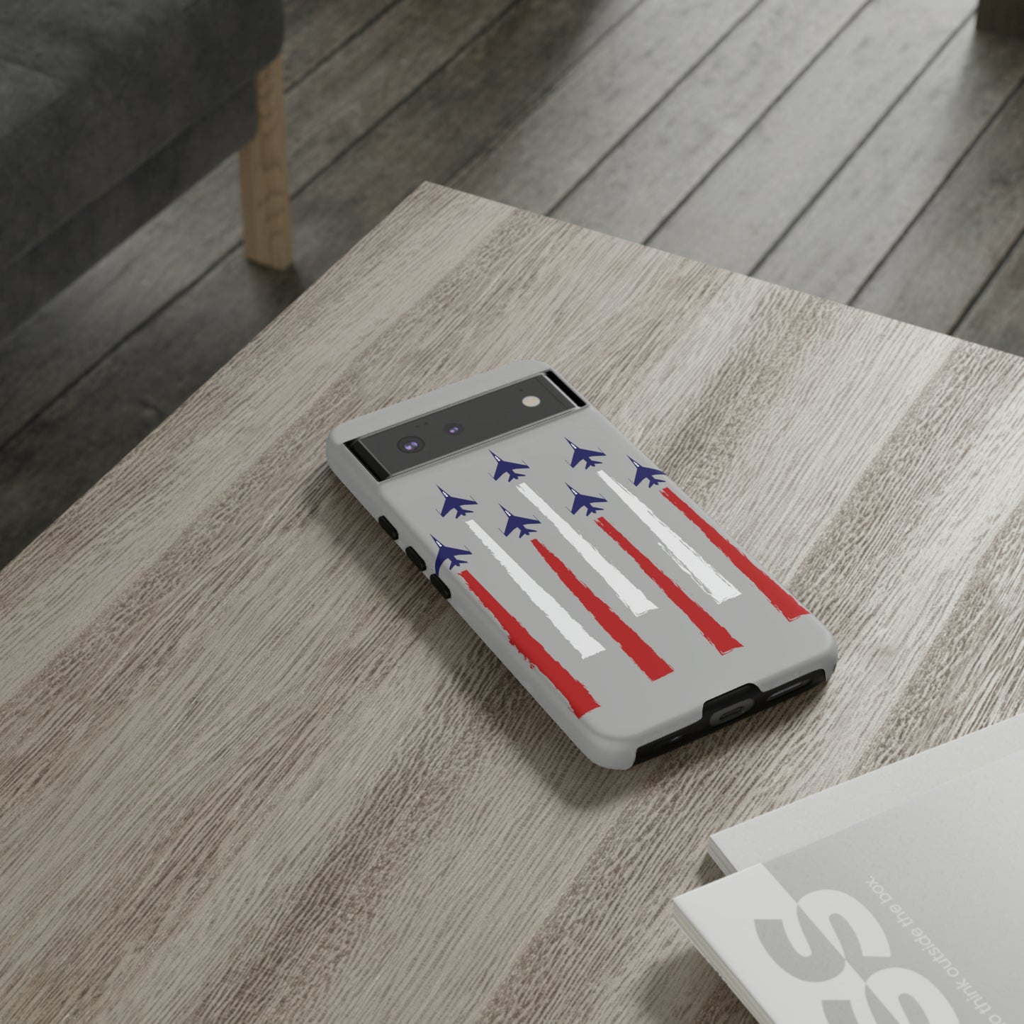 Red, White, & Blue US Jets Tough Phone Cases
