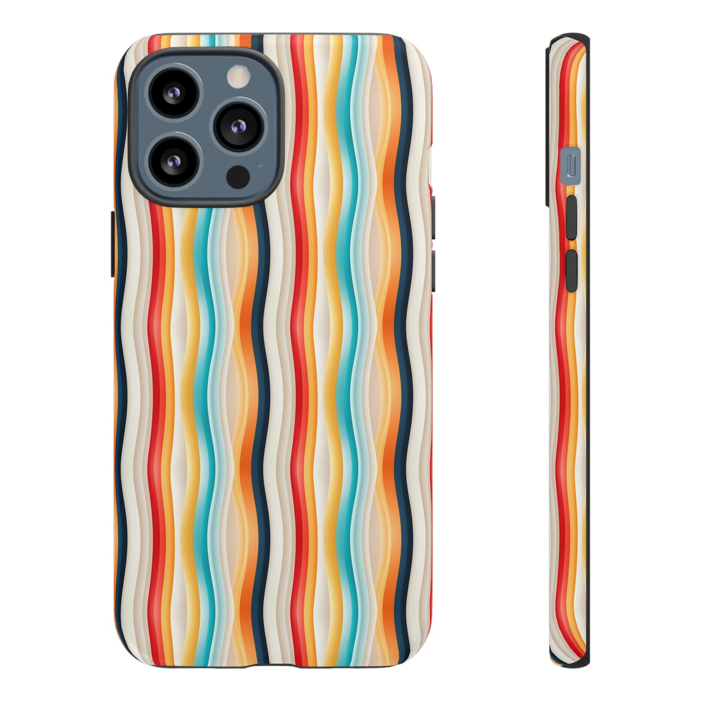 Color Wave Fusion Tough Phone Cases