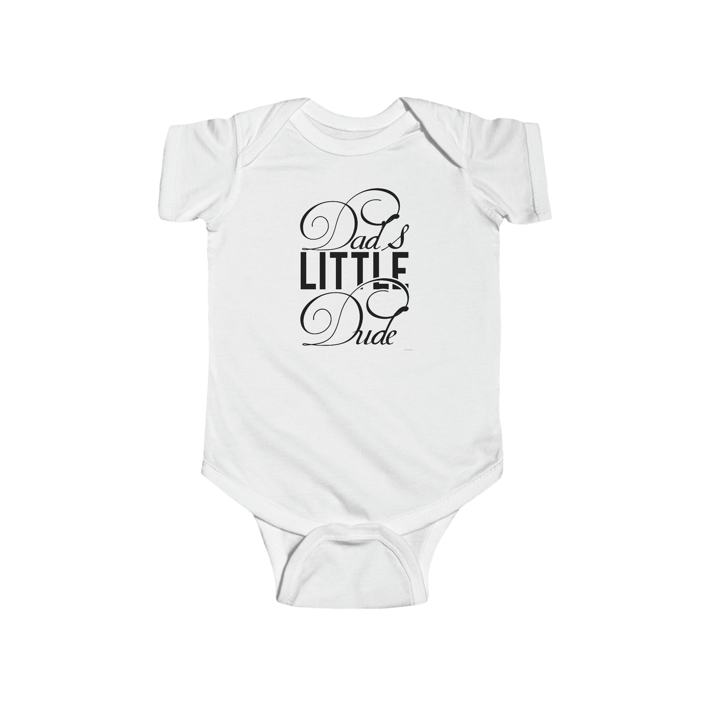 Daddys Little Dude Infant Fine Jersey Bodysuit