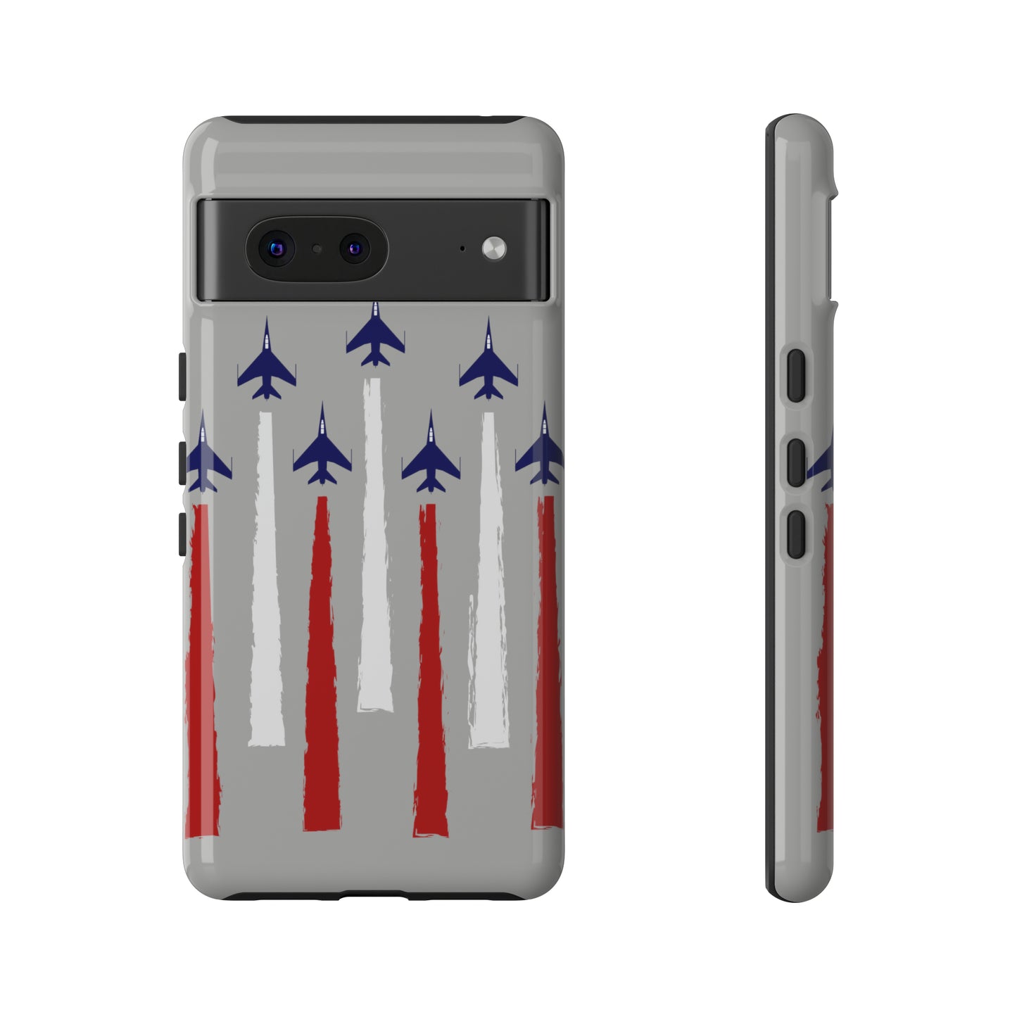Red, White, & Blue US Jets Tough Phone Cases