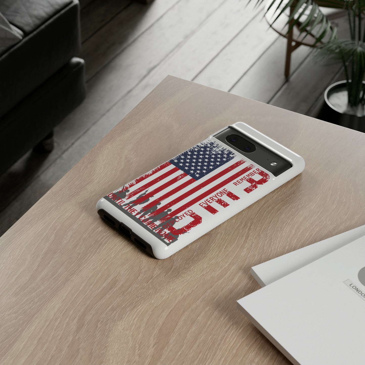 R.E.D. Until They Come Home US Flag Military -Tough Phone Cases