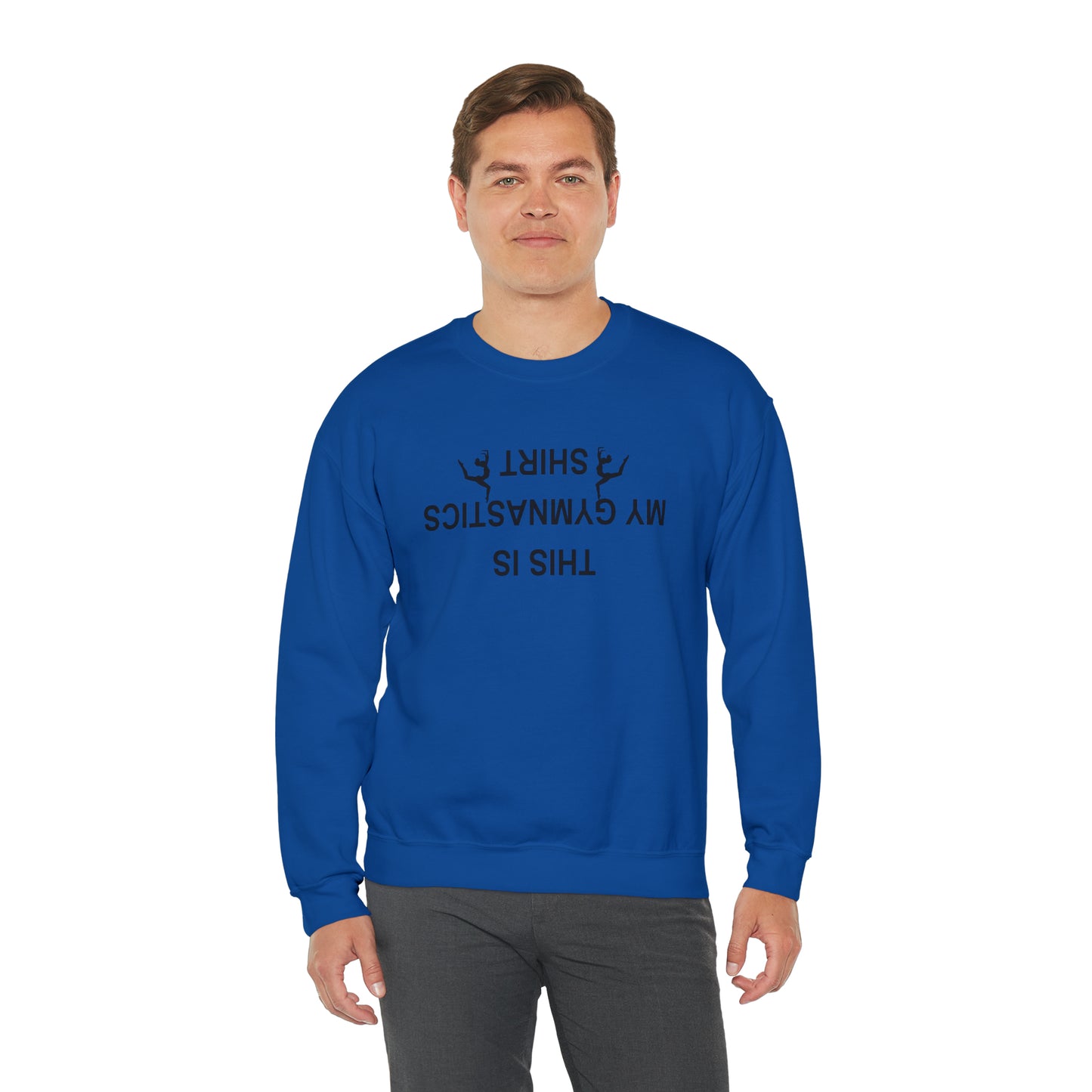 This is My Gymnastics Shirt (upside down) Unisex Heavy Blend™ Crewneck Sweatshirt