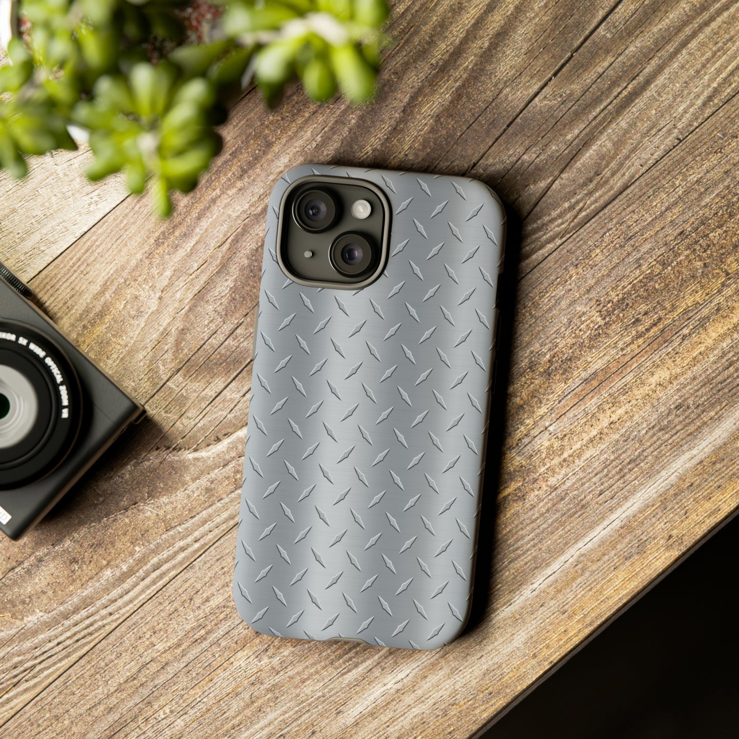 Diamond Plate Inspired Tough Phone Cases