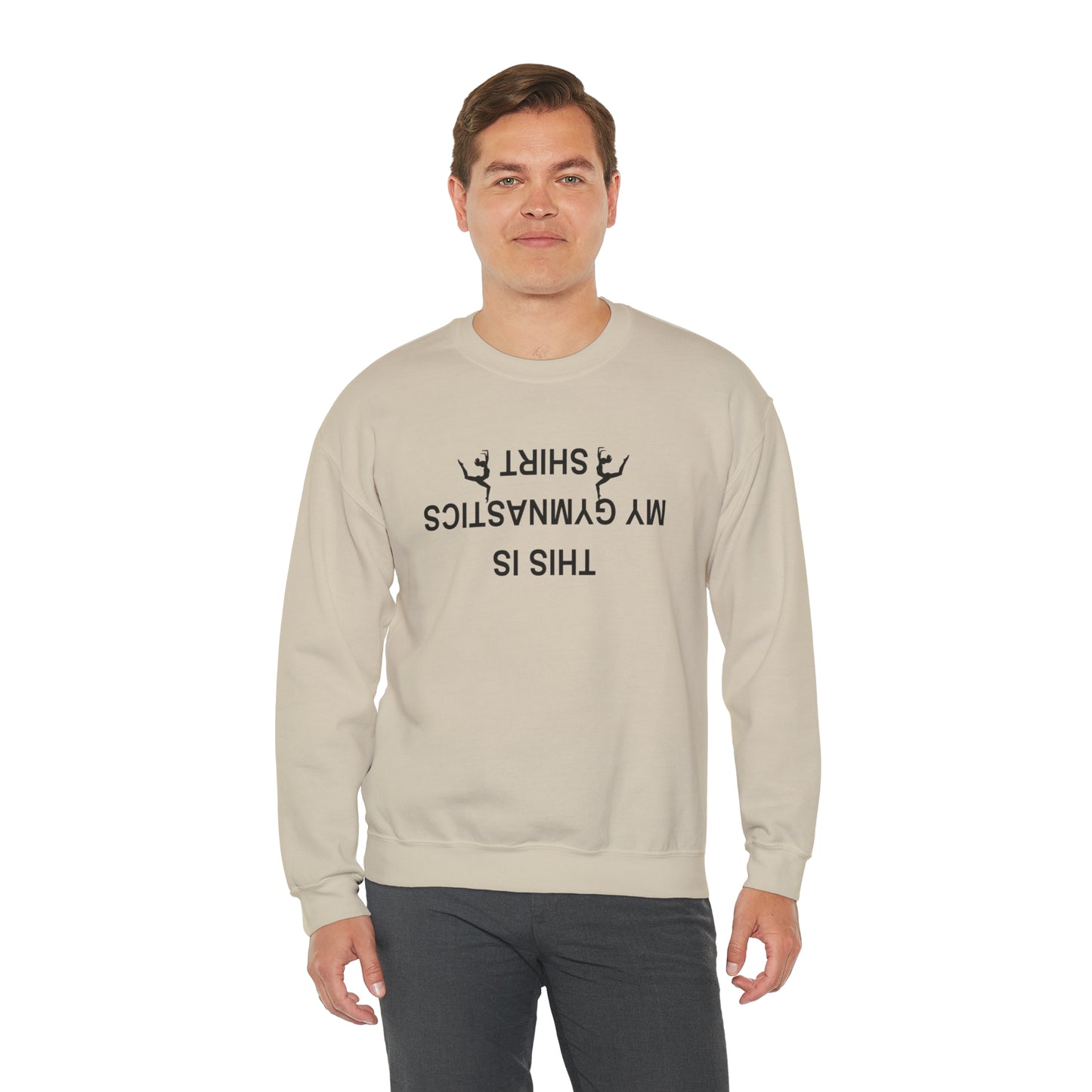 This is My Gymnastics Shirt (upside down) Unisex Heavy Blend™ Crewneck Sweatshirt