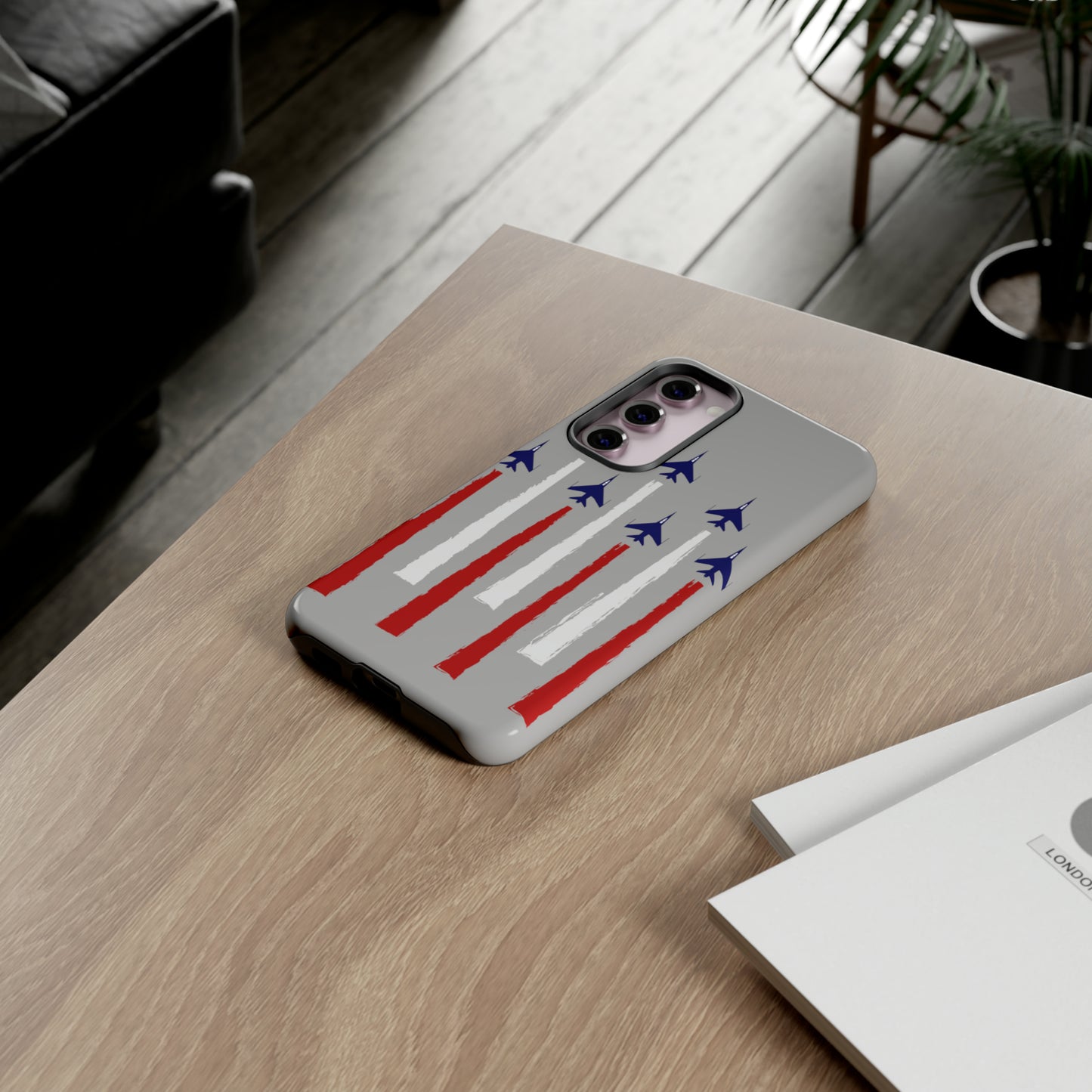 Red, White, & Blue US Jets Tough Phone Cases