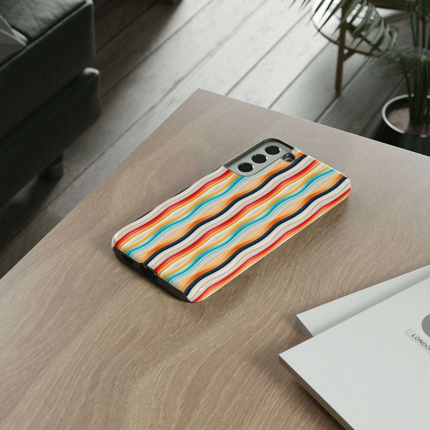 Color Wave Fusion Tough Phone Cases