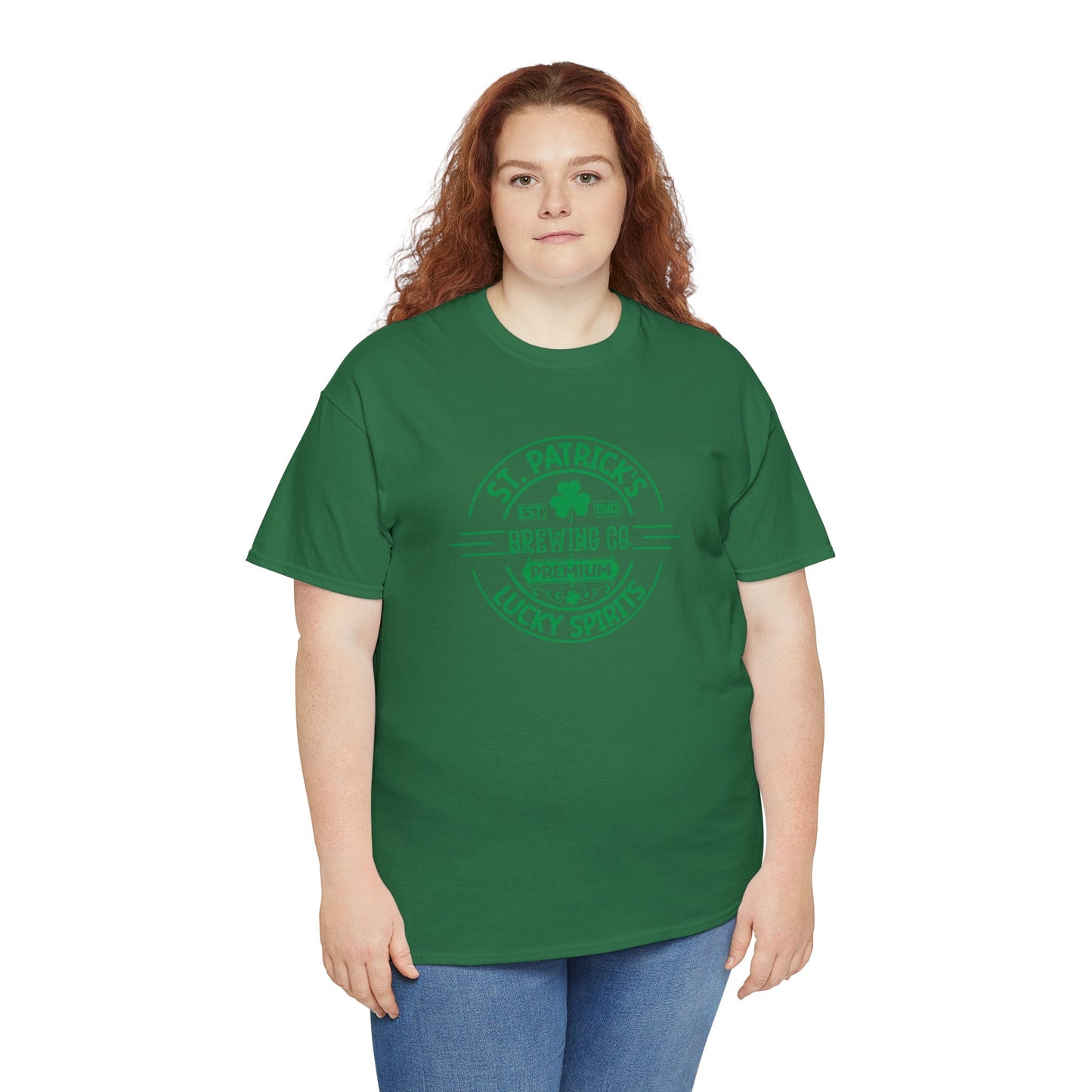 St. Patrick's Brewing Co. Style 3 Unisex Heavy Cotton Tee