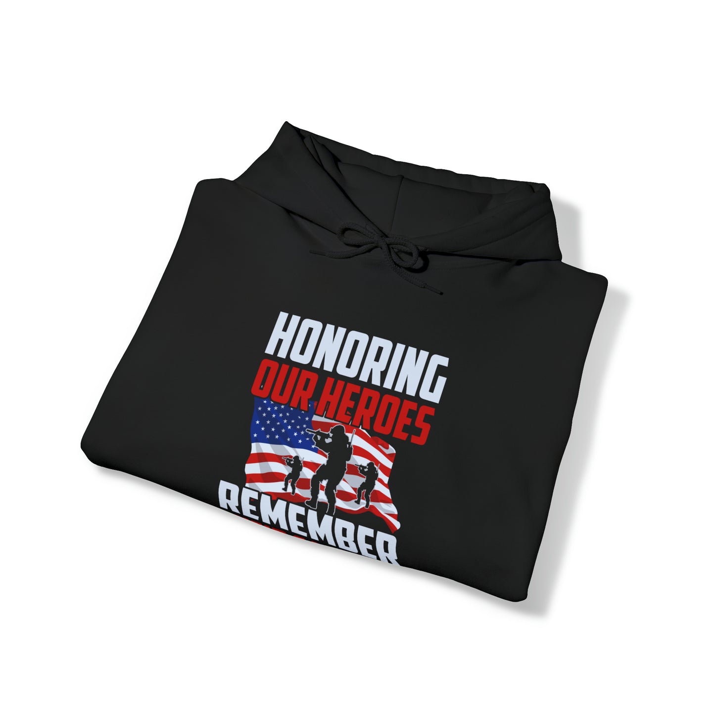 Honoring Our Heroes Remember Their Sacrifice Unisex Heavy Blend™ Hooded Sweatshirt