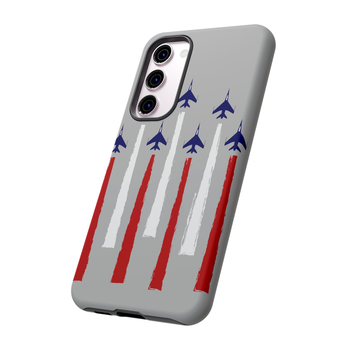 Red, White, & Blue US Jets Tough Phone Cases