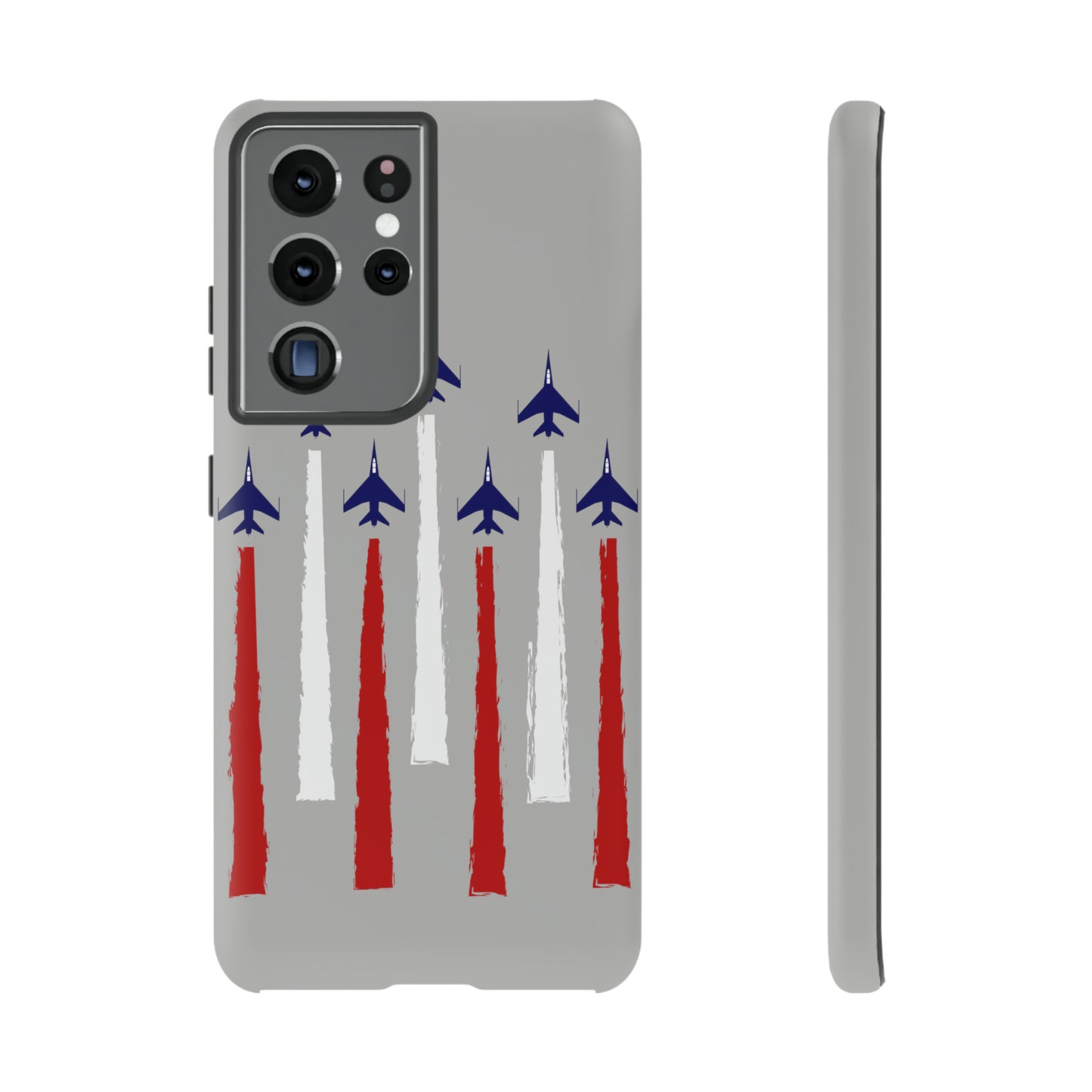 Red, White, & Blue US Jets Tough Phone Cases