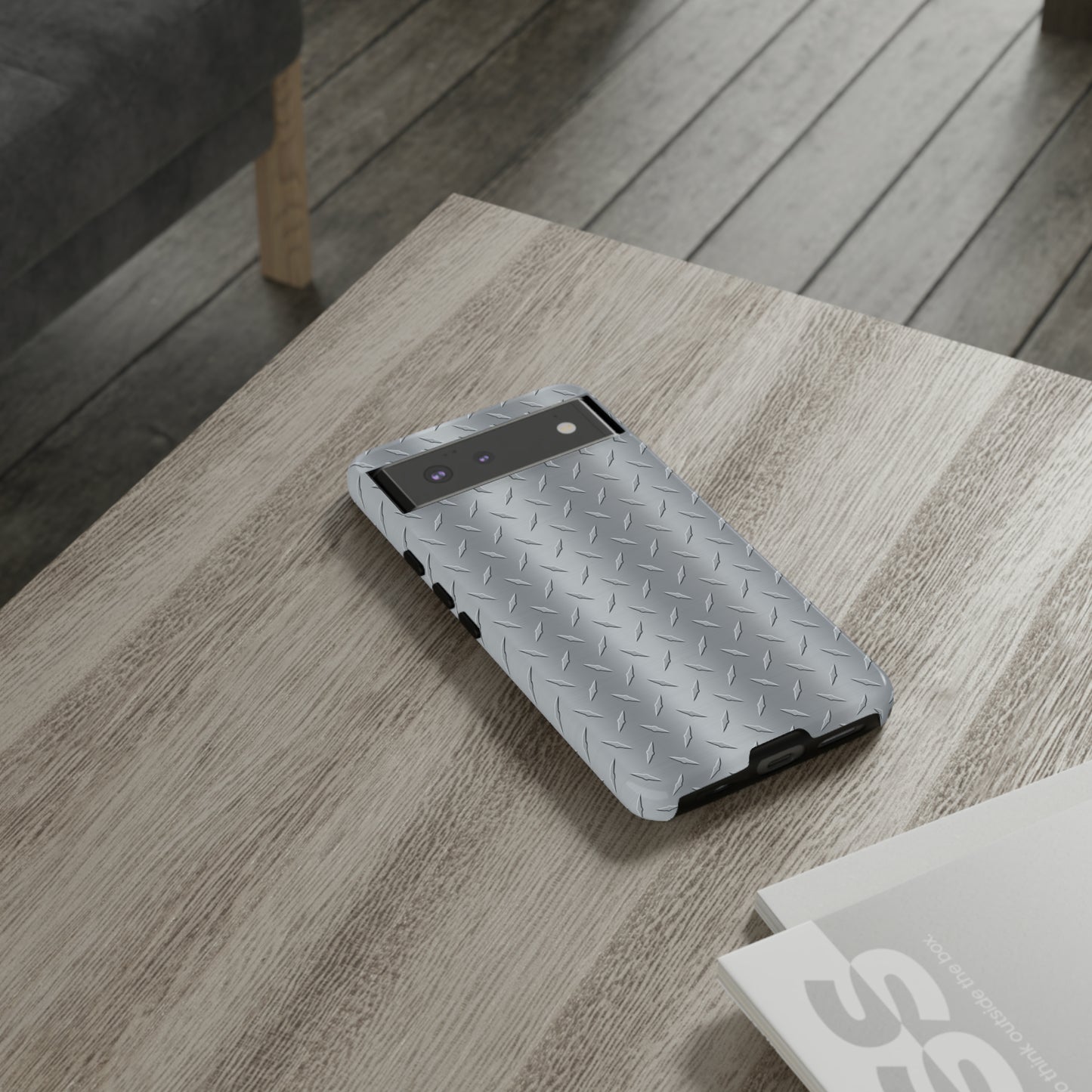 Diamond Plate Inspired Tough Phone Cases