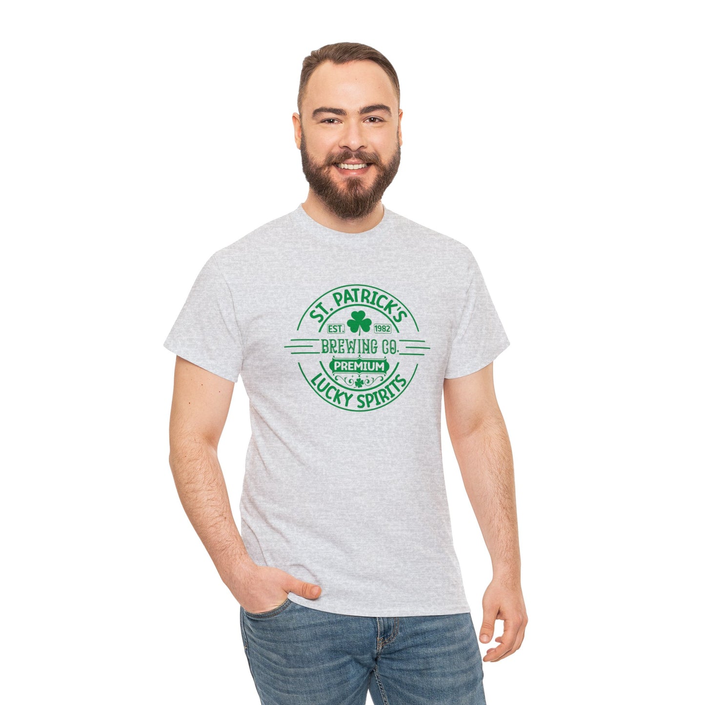 St. Patrick's Brewing Co. Style 3 Unisex Heavy Cotton Tee