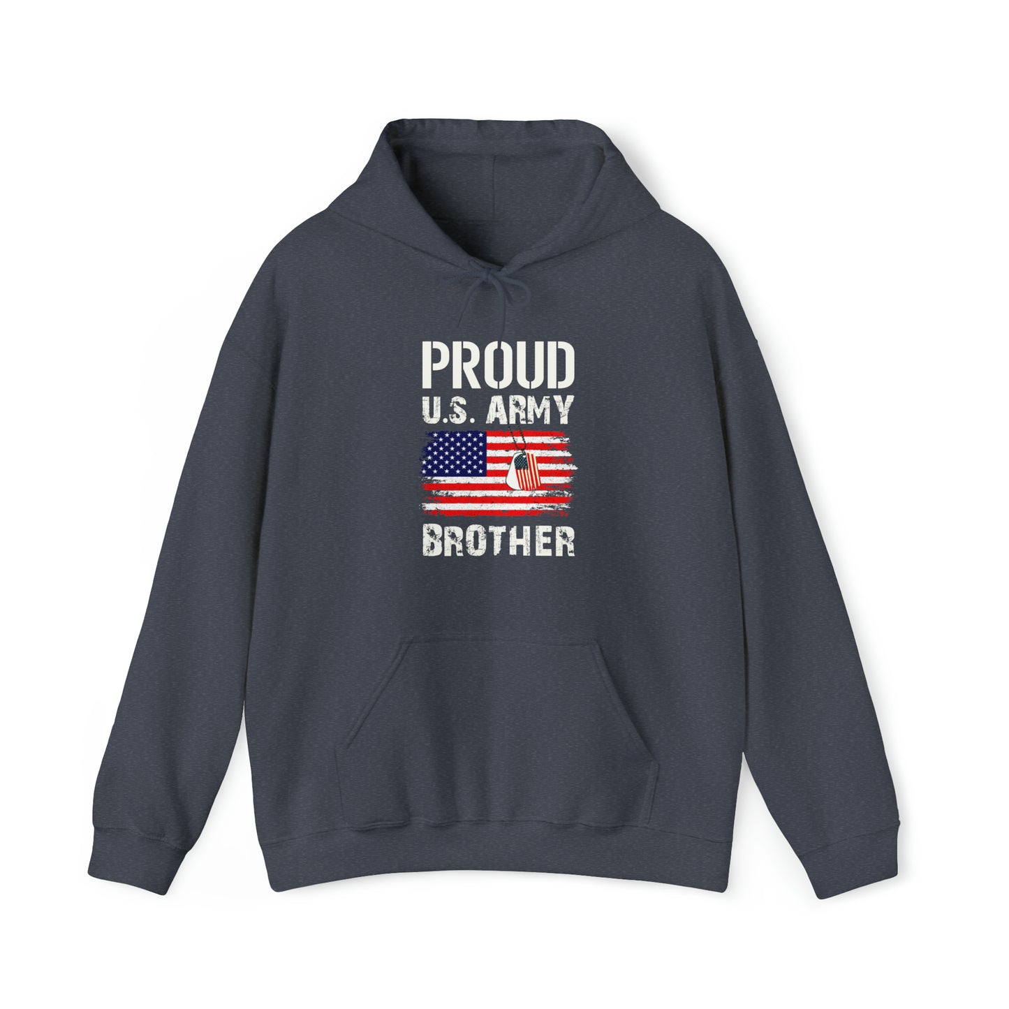 Proud US Army Brother Unisex Heavy Blend™ Hooded Sweatshirt