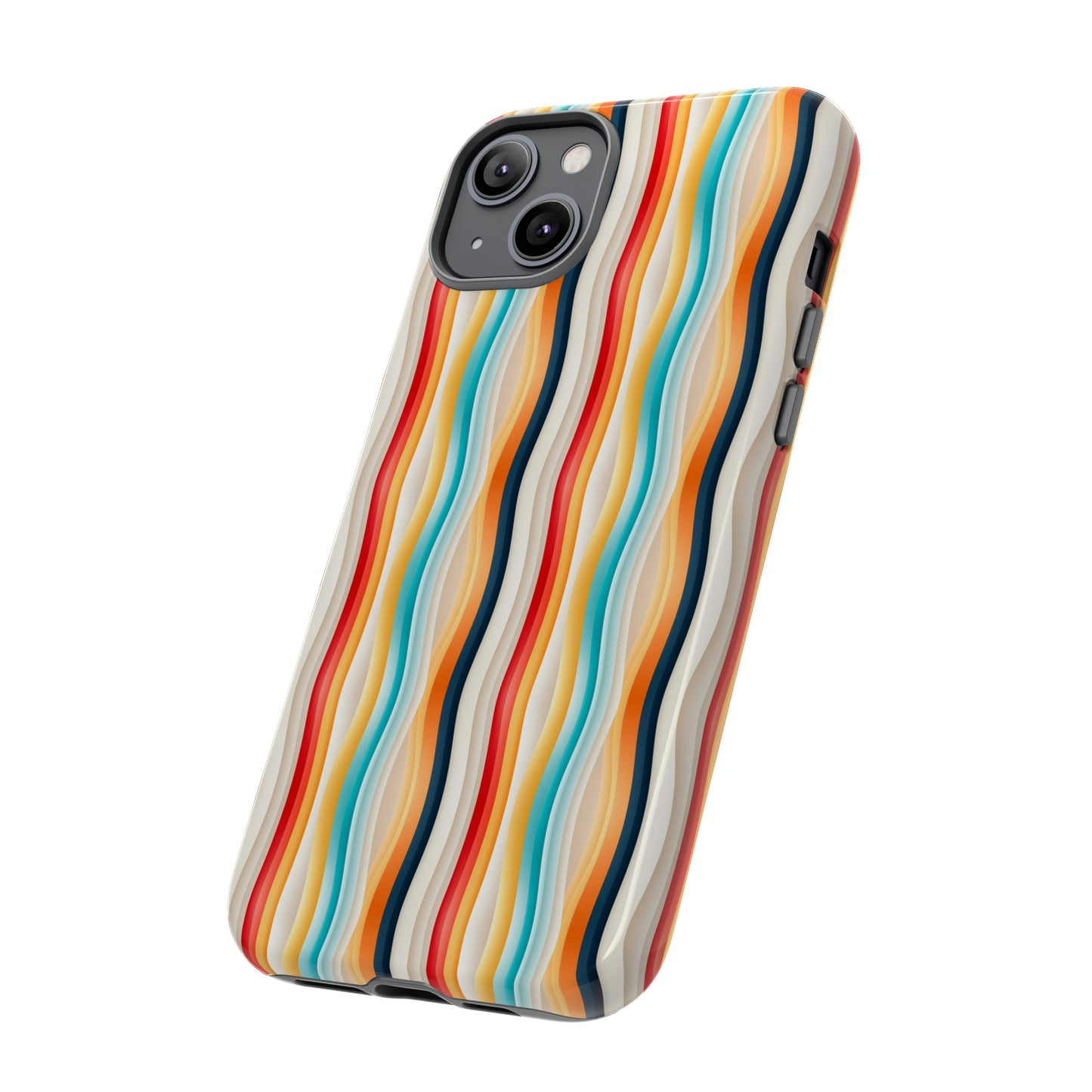 Color Wave Fusion Tough Phone Cases