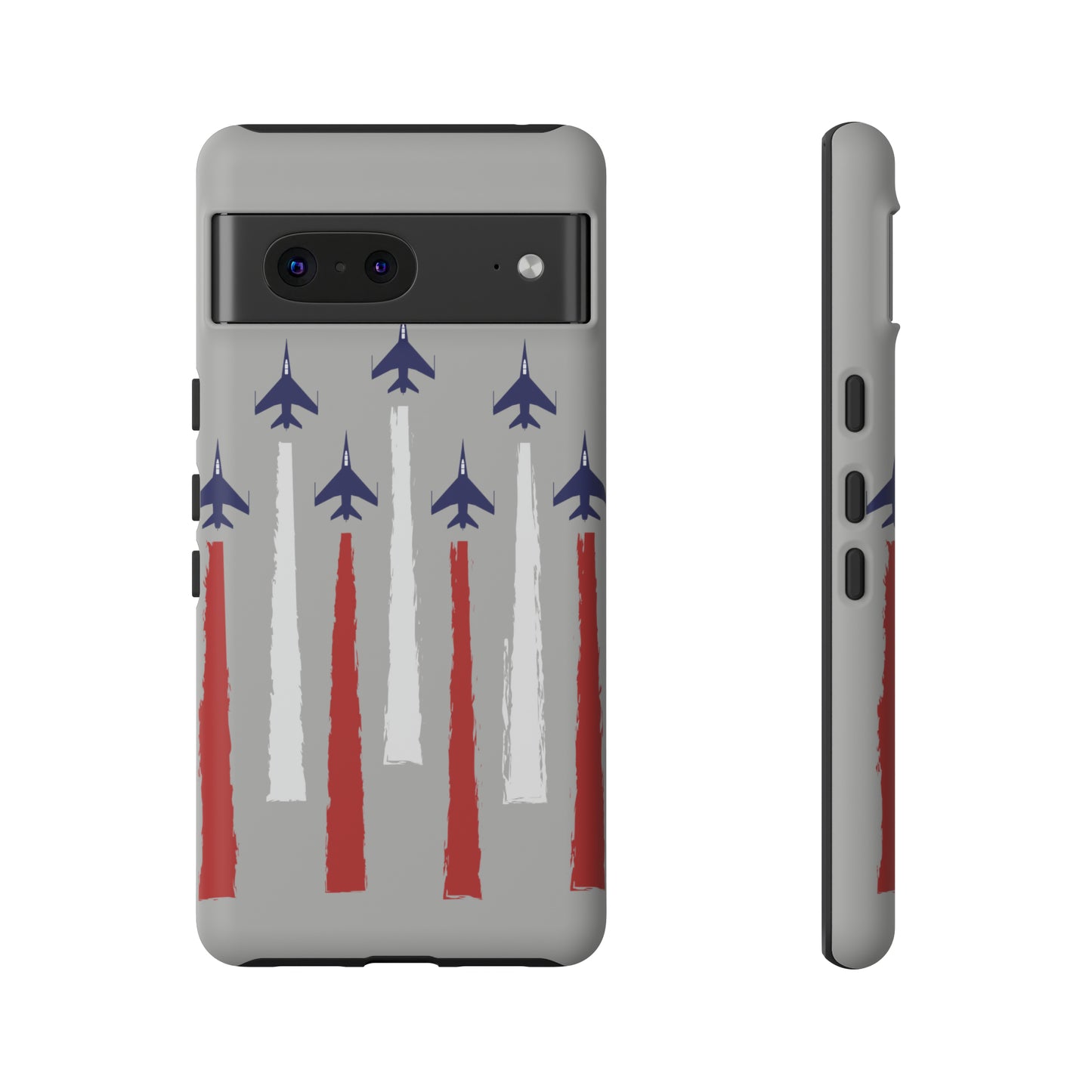 Red, White, & Blue US Jets Tough Phone Cases