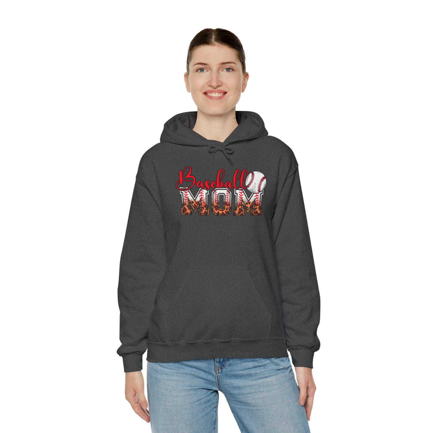Baseball Mom Unisex Heavy Blend™ Hooded Sweatshirt