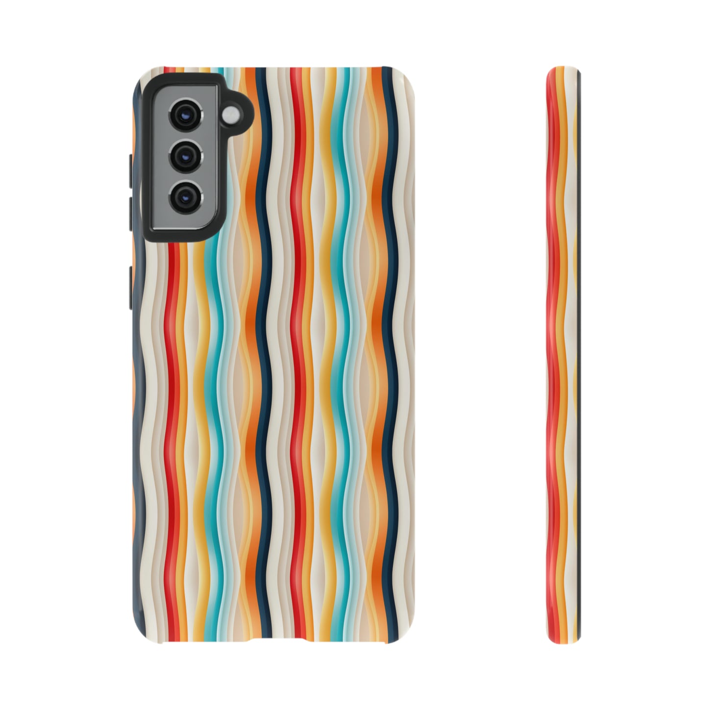 Color Wave Fusion Tough Phone Cases