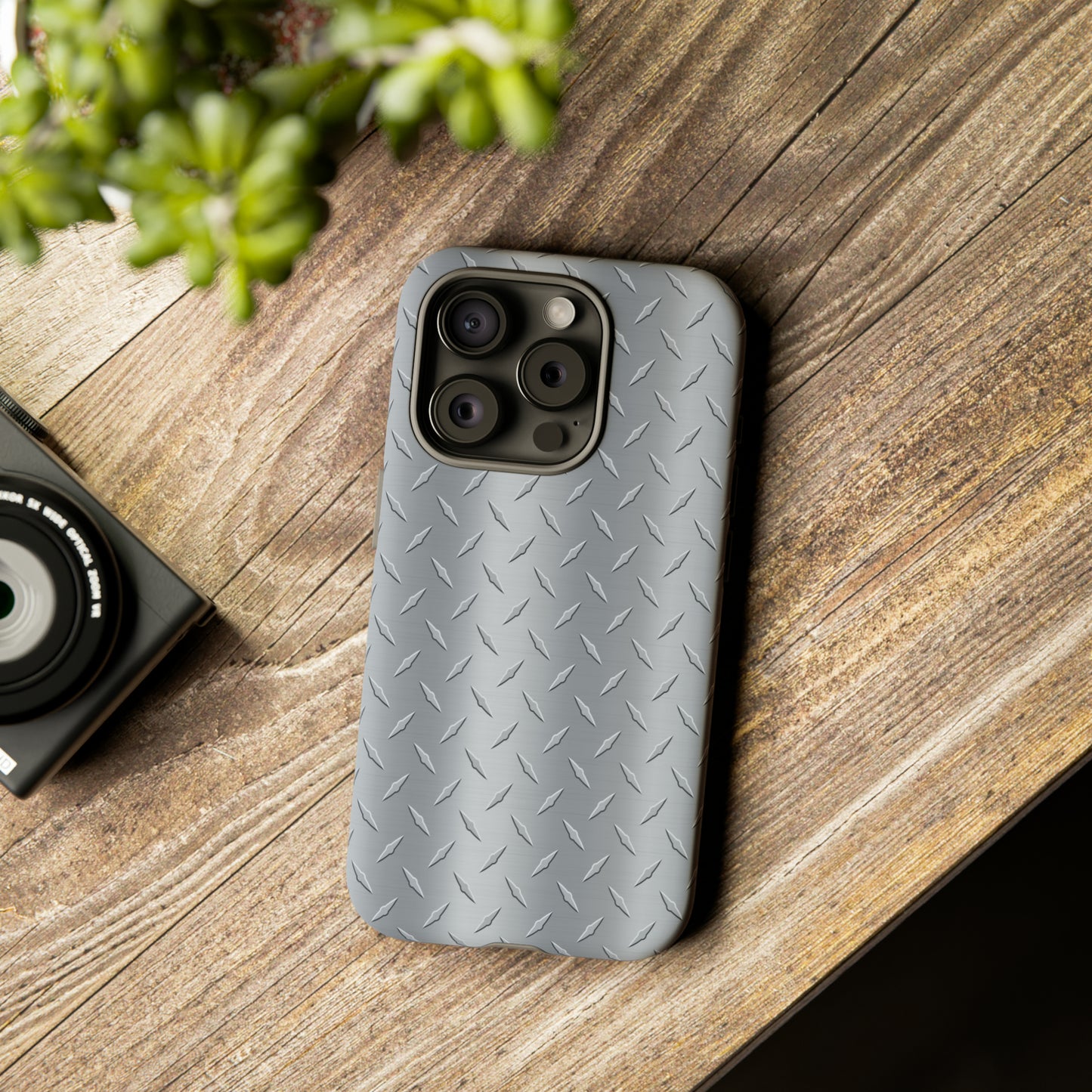 Diamond Plate Inspired Tough Phone Cases