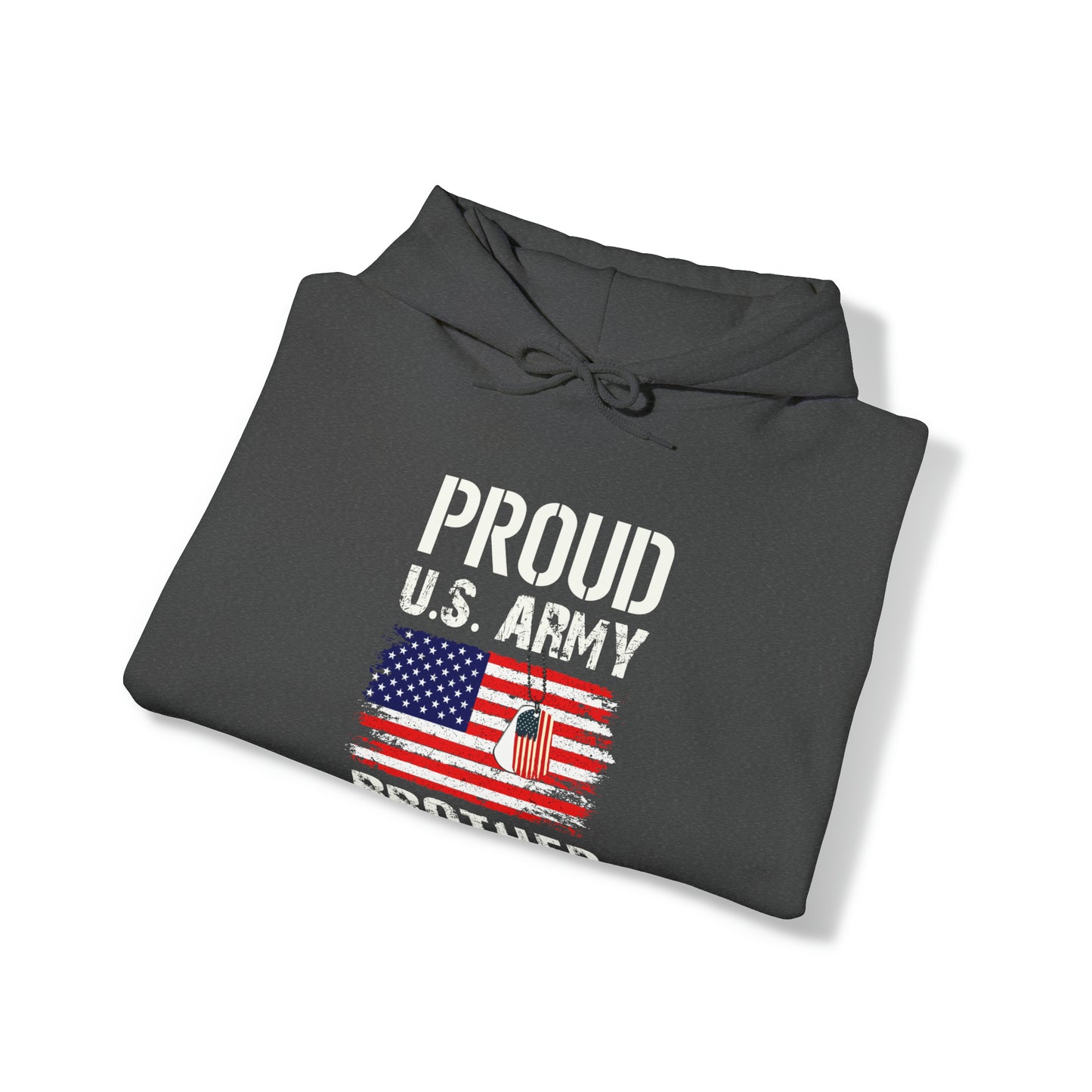Proud US Army Brother Unisex Heavy Blend™ Hooded Sweatshirt