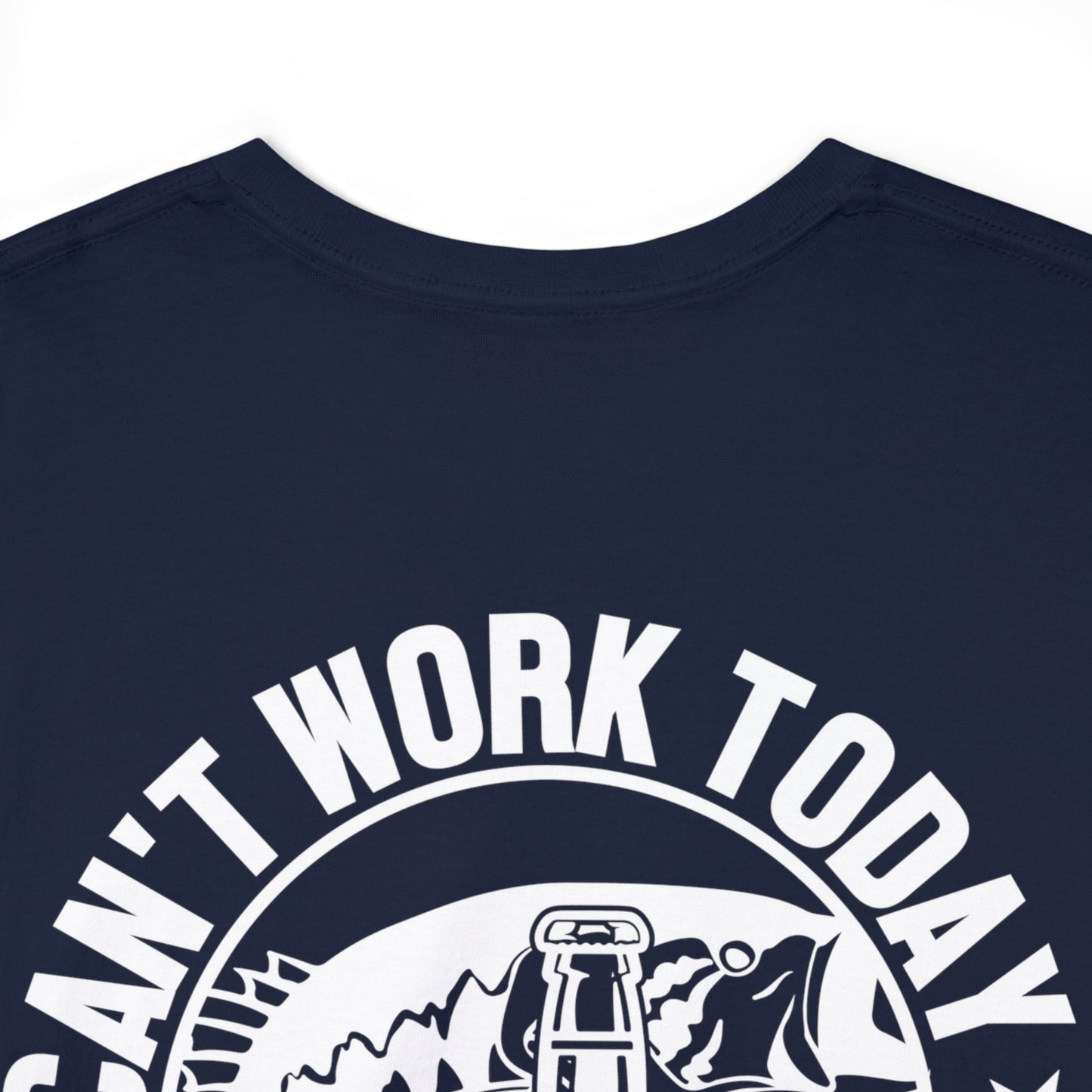 Cant Work Today My Arm Is In A Cast Unisex Heavy Cotton Tee