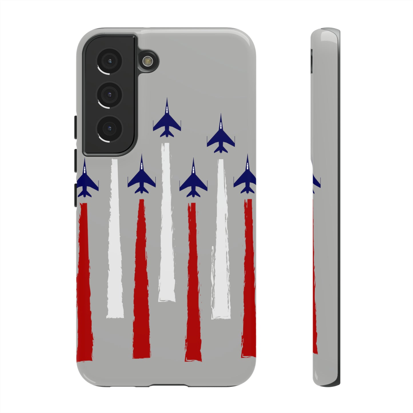 Red, White, & Blue US Jets Tough Phone Cases