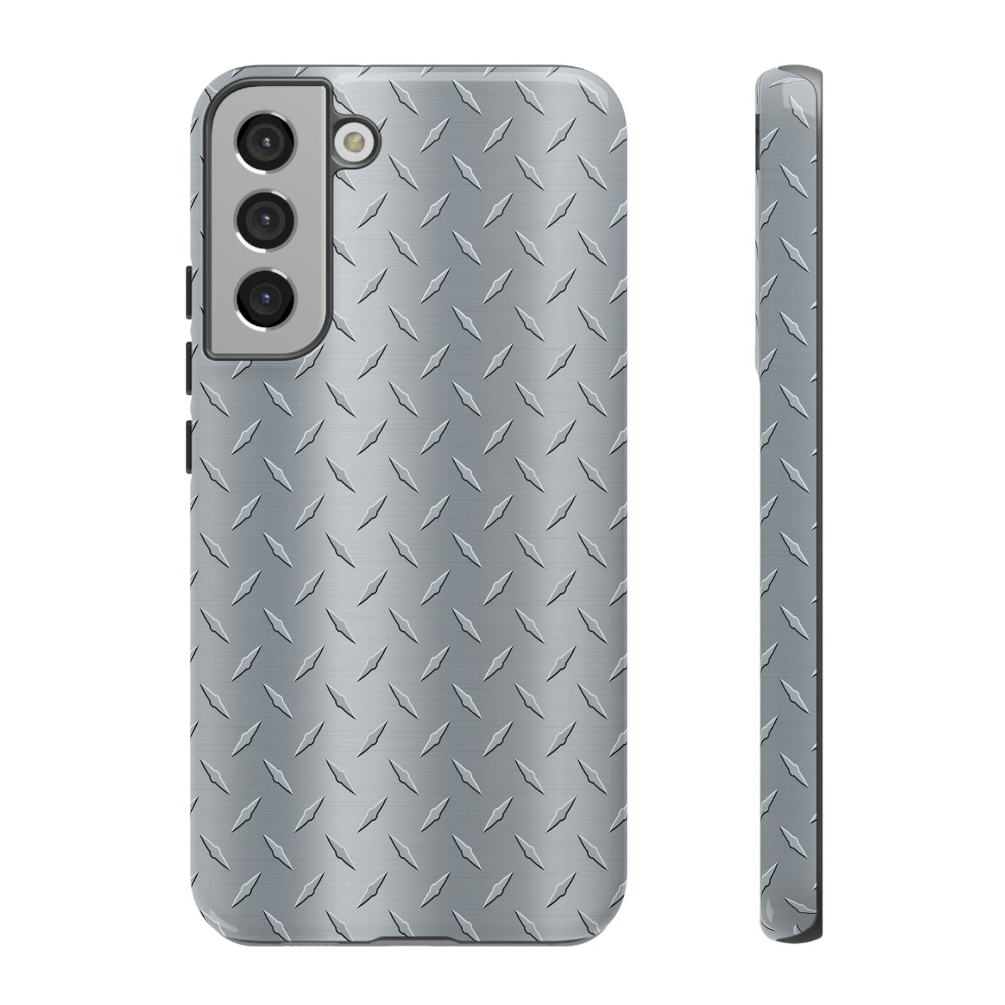 Diamond Plate Inspired Tough Phone Cases
