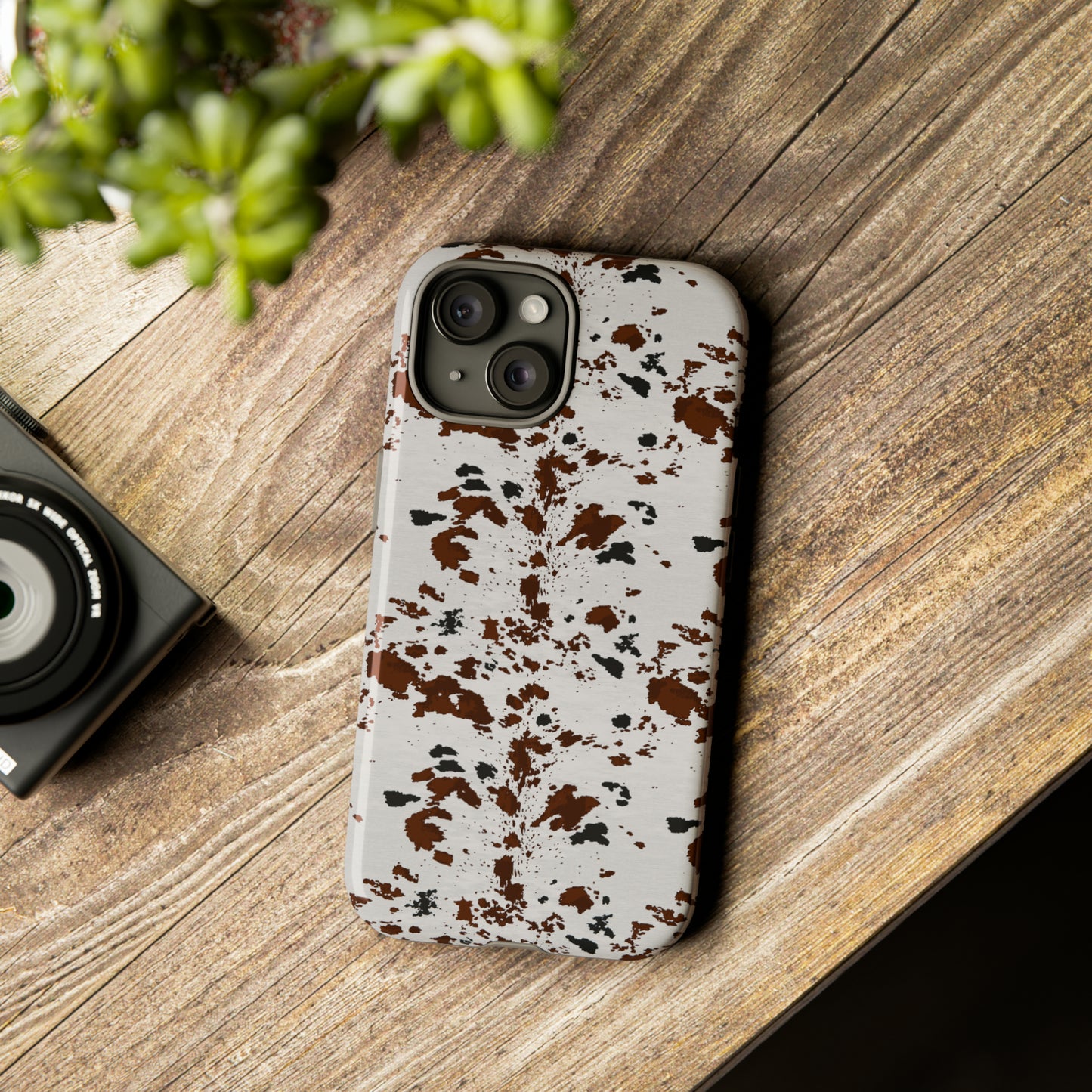 Cowhide Inspired Tough Phone Cases