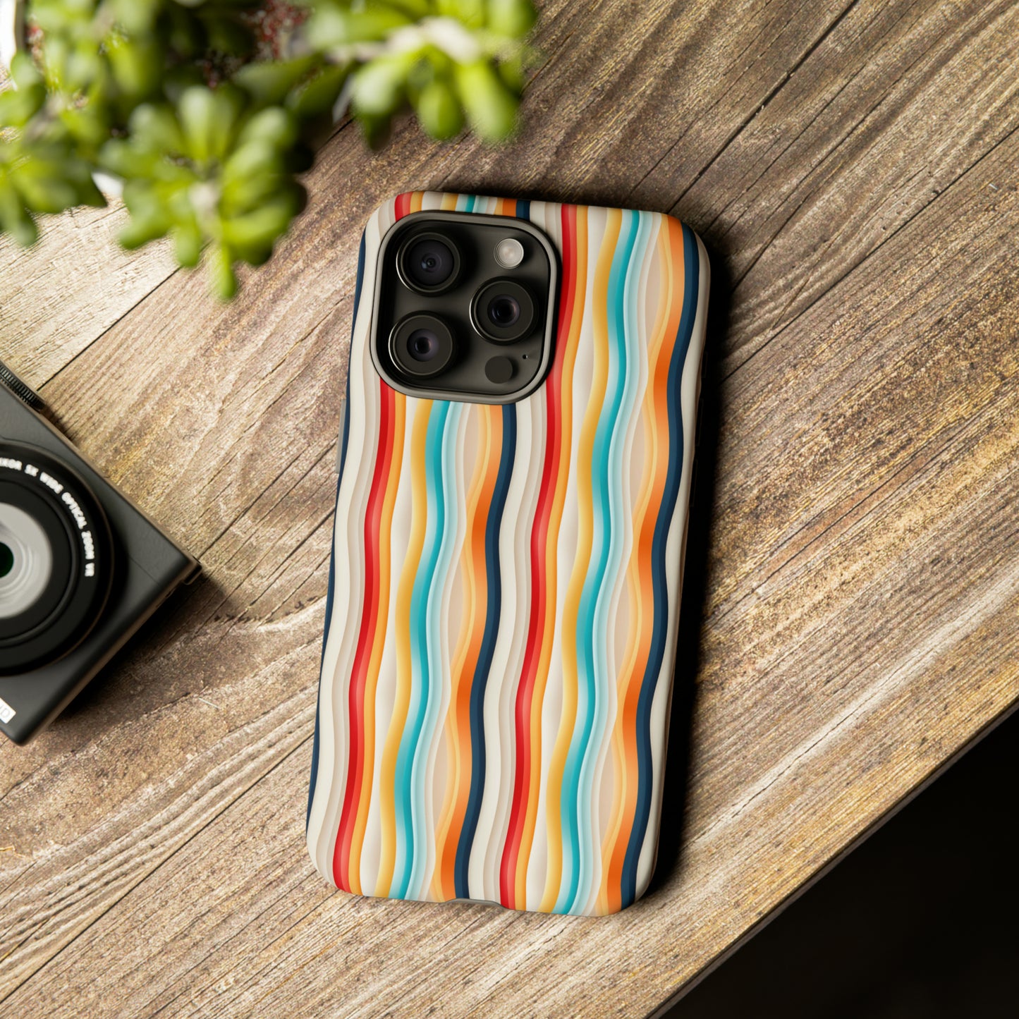 Color Wave Fusion Tough Phone Cases