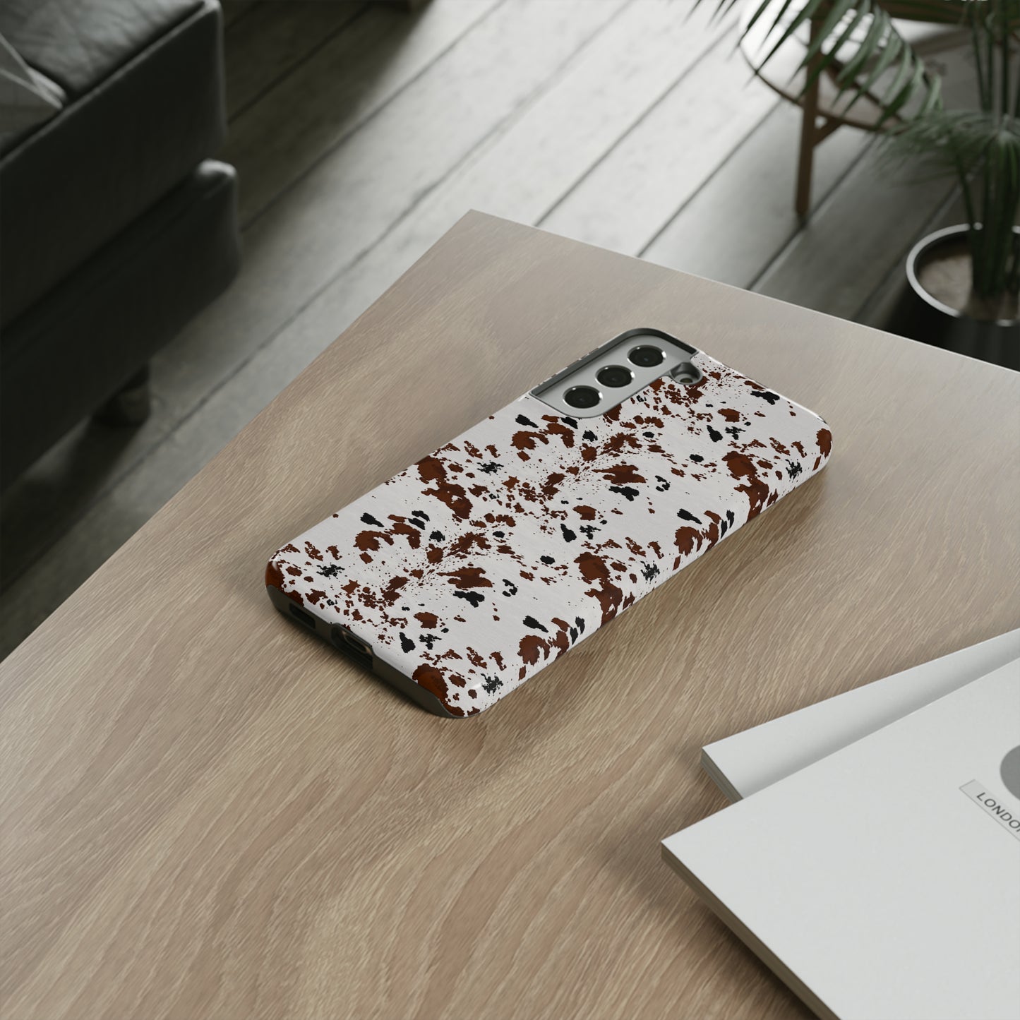 Cowhide Inspired Tough Phone Cases