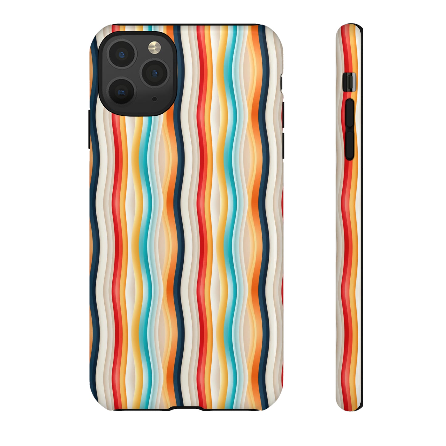Color Wave Fusion Tough Phone Cases