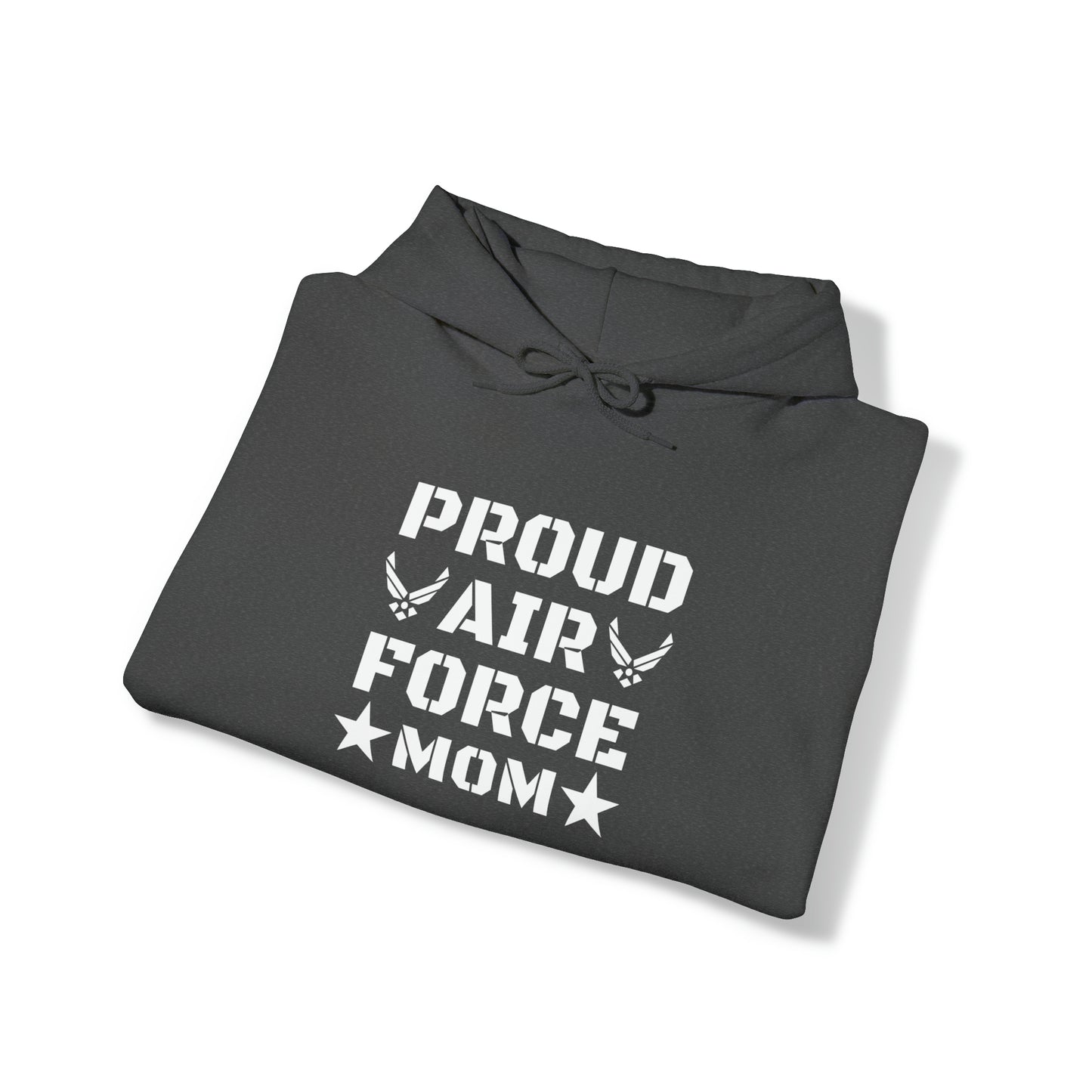 Proud Air Force MOM Unisex Heavy Blend™ Hooded Sweatshirt