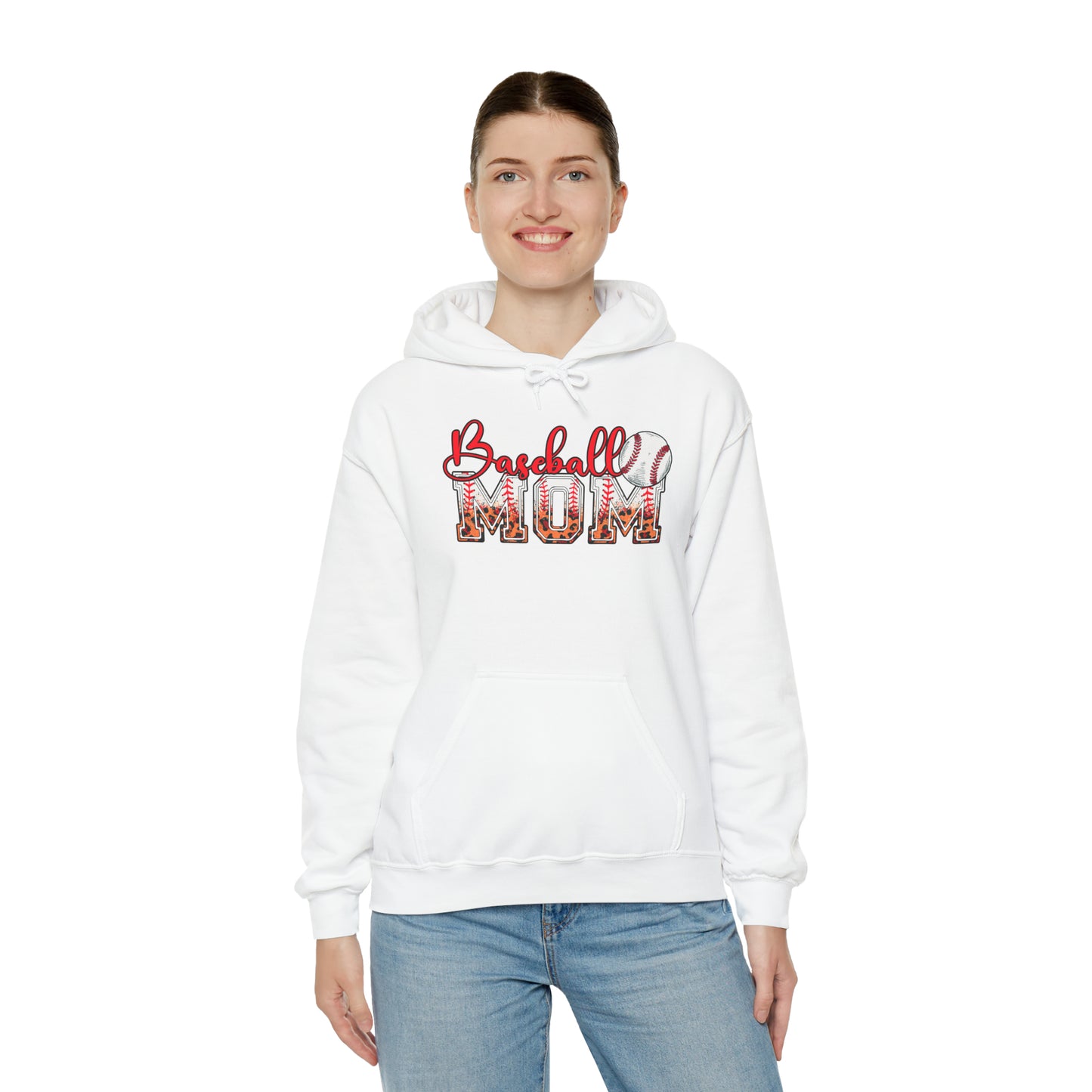 Baseball Mom Unisex Heavy Blend™ Hooded Sweatshirt