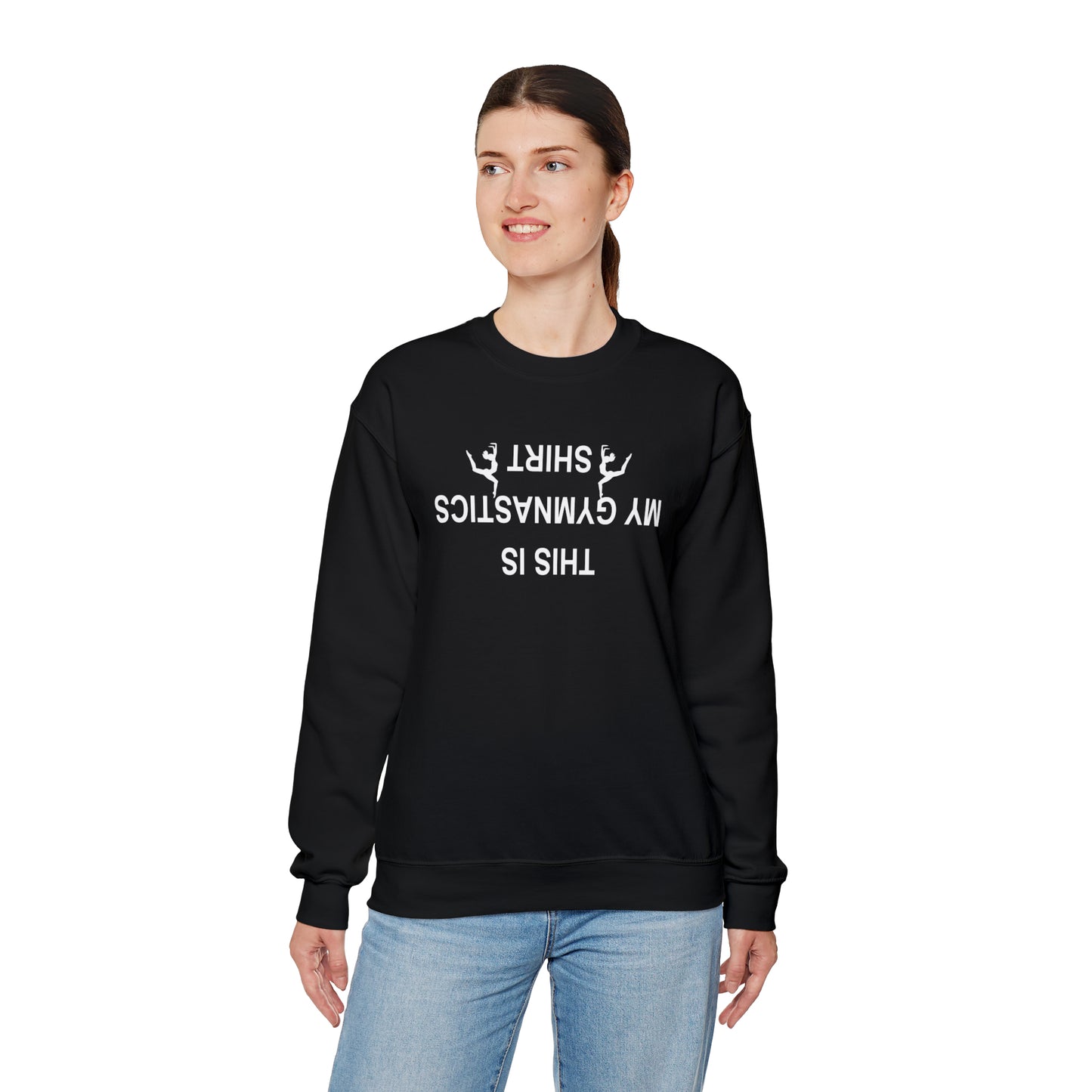 This is My Gymnastics Shirt (upside down) Unisex Heavy Blend™ Crewneck Sweatshirt
