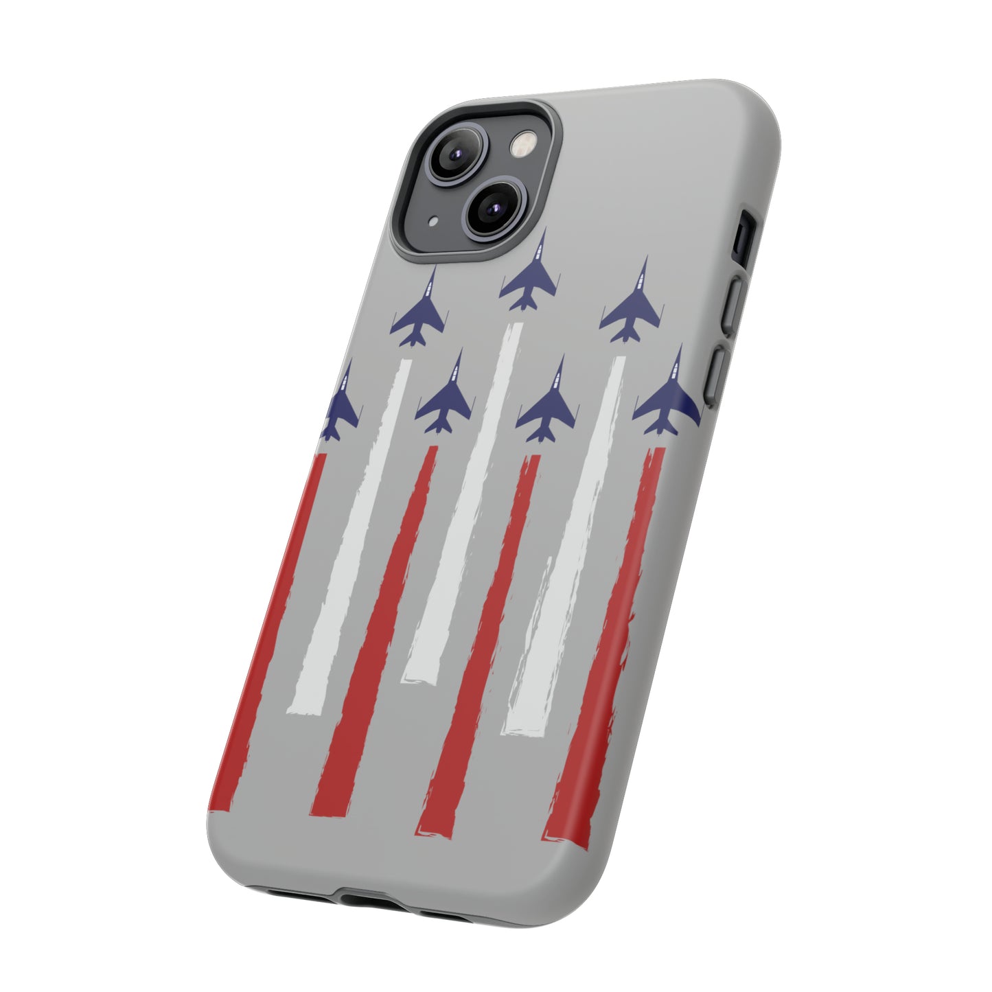 Red, White, & Blue US Jets Tough Phone Cases