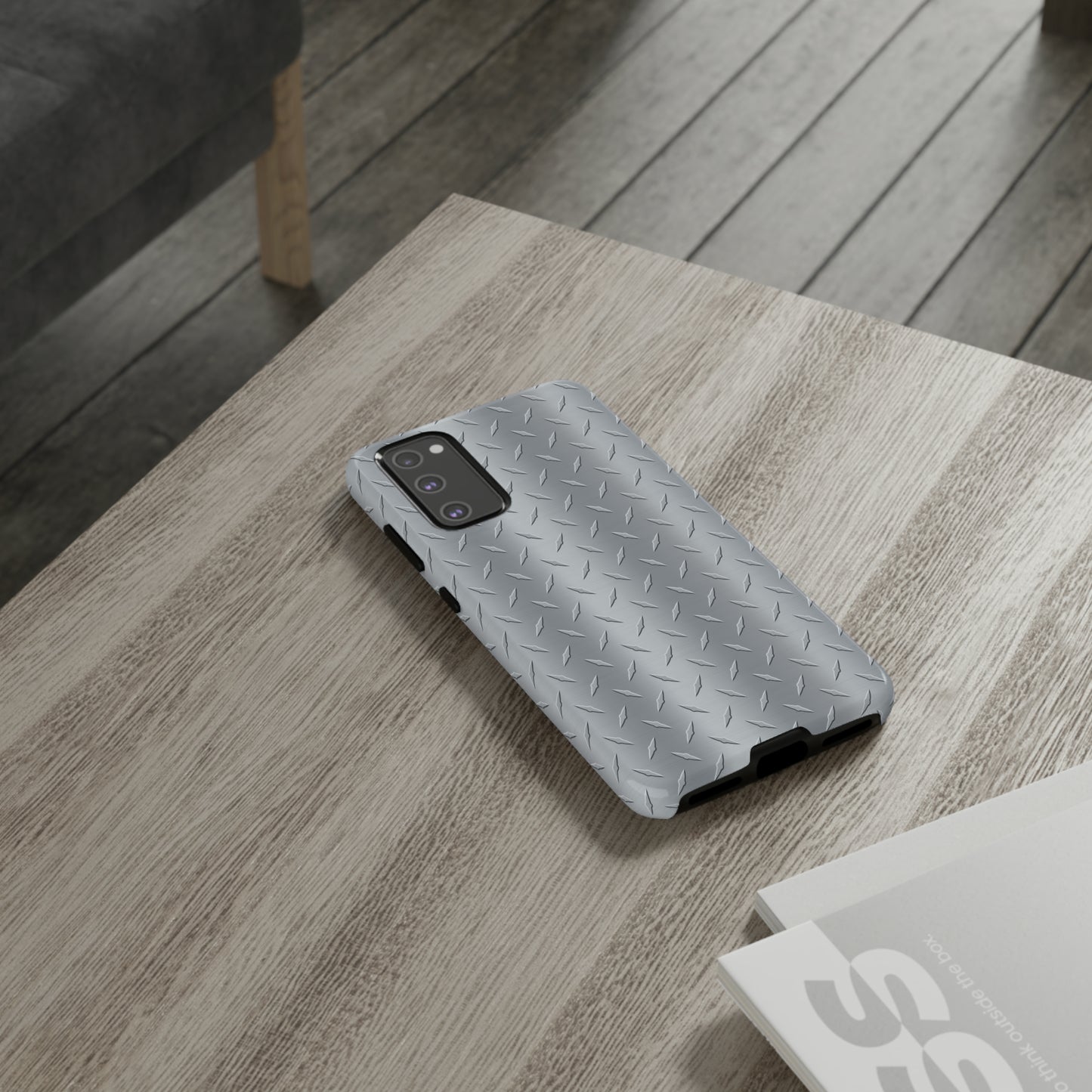 Diamond Plate Inspired Tough Phone Cases