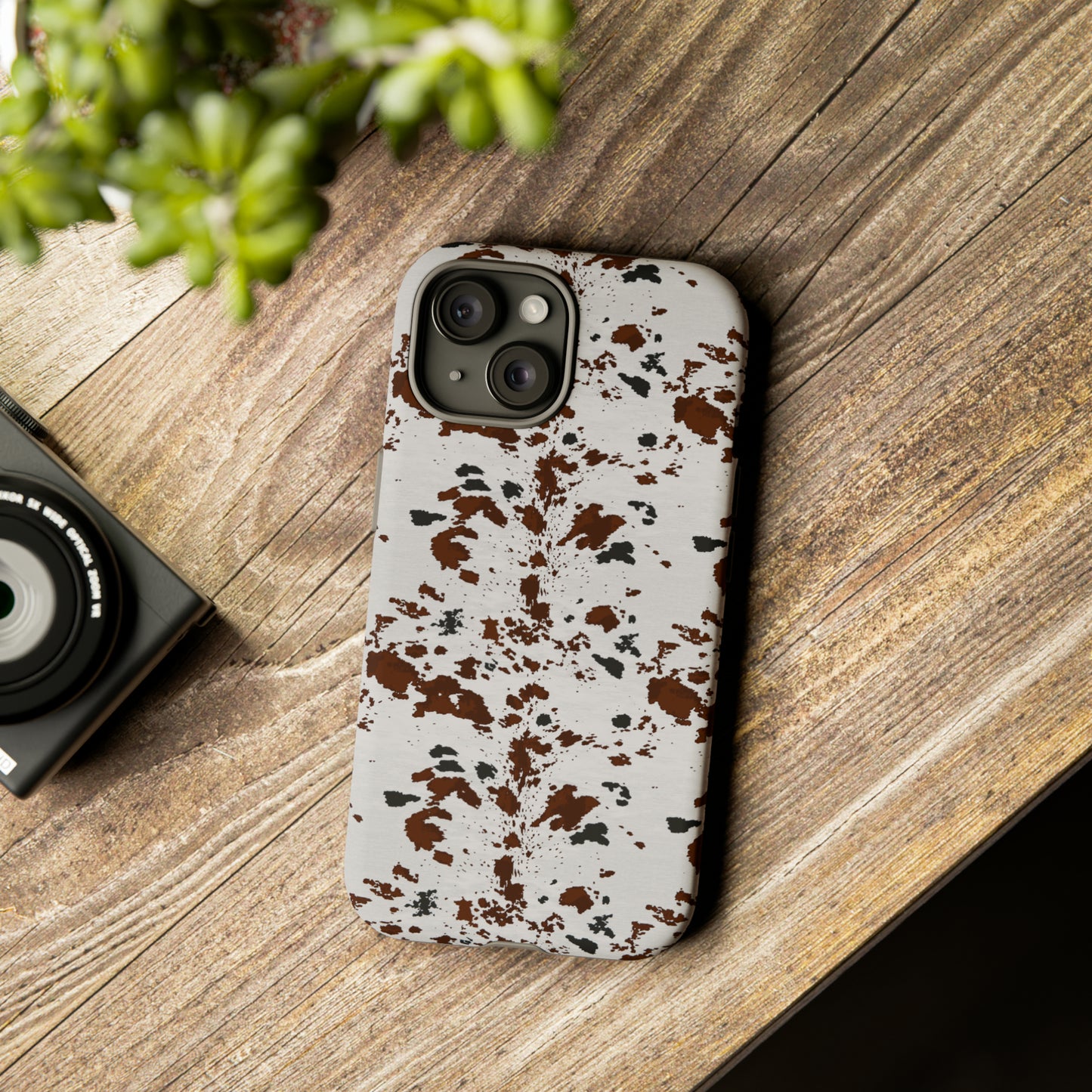 Cowhide Inspired Tough Phone Cases