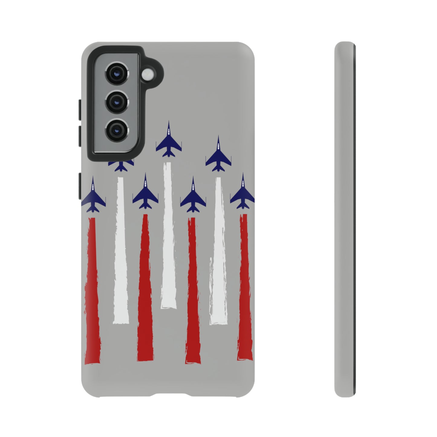 Red, White, & Blue US Jets Tough Phone Cases