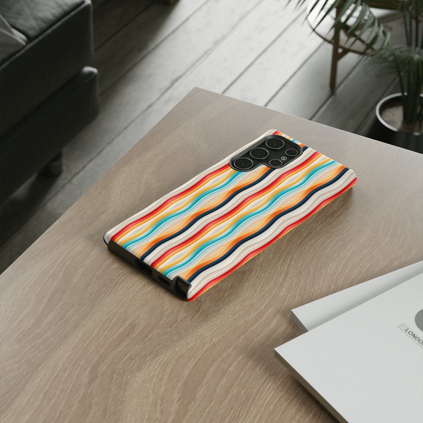 Color Wave Fusion Tough Phone Cases