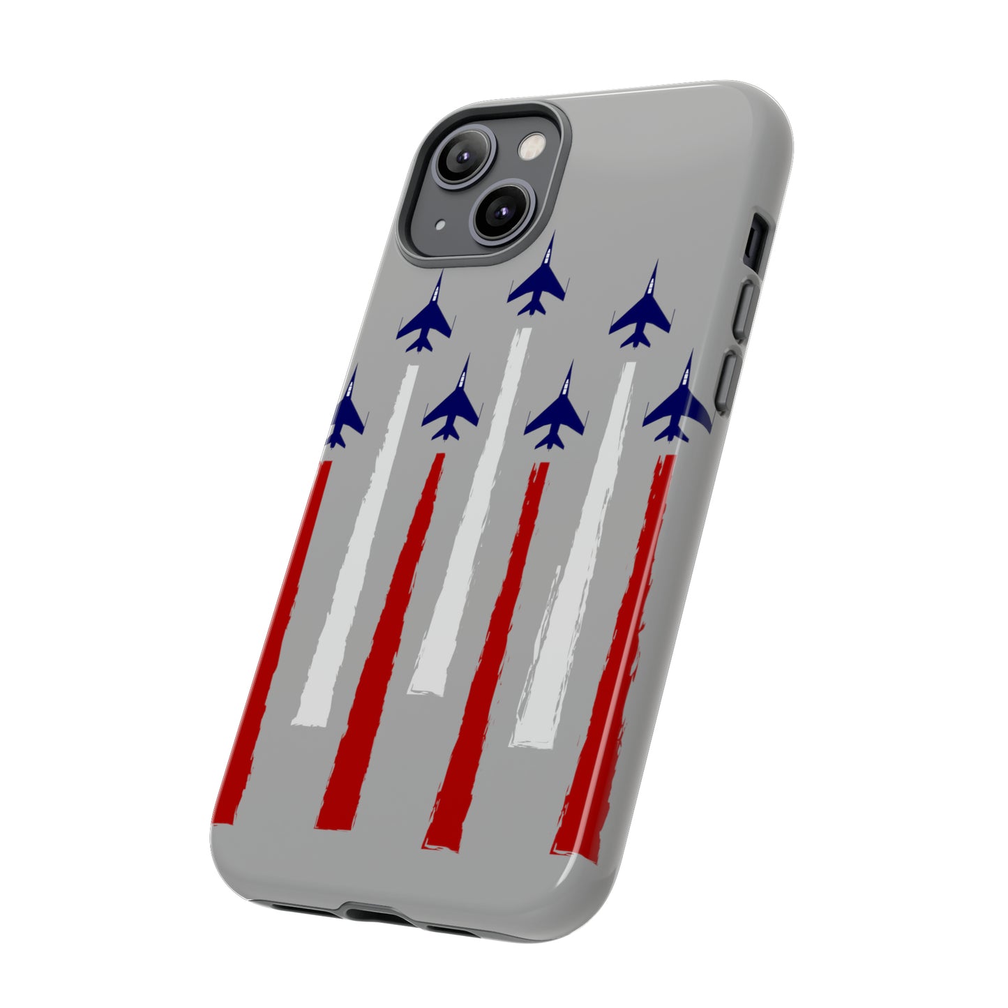Red, White, & Blue US Jets Tough Phone Cases