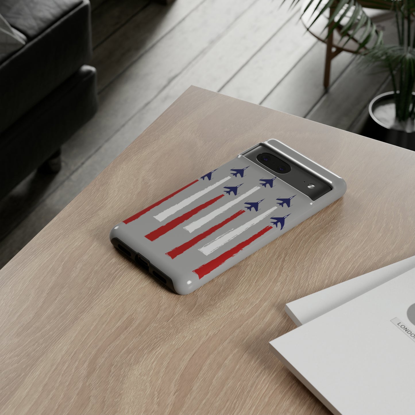 Red, White, & Blue US Jets Tough Phone Cases