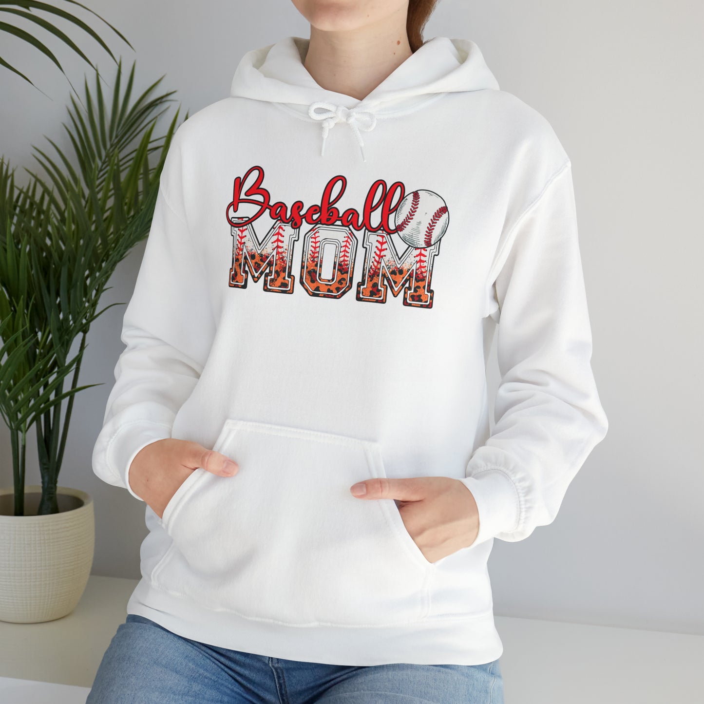 Baseball Mom Unisex Heavy Blend™ Hooded Sweatshirt