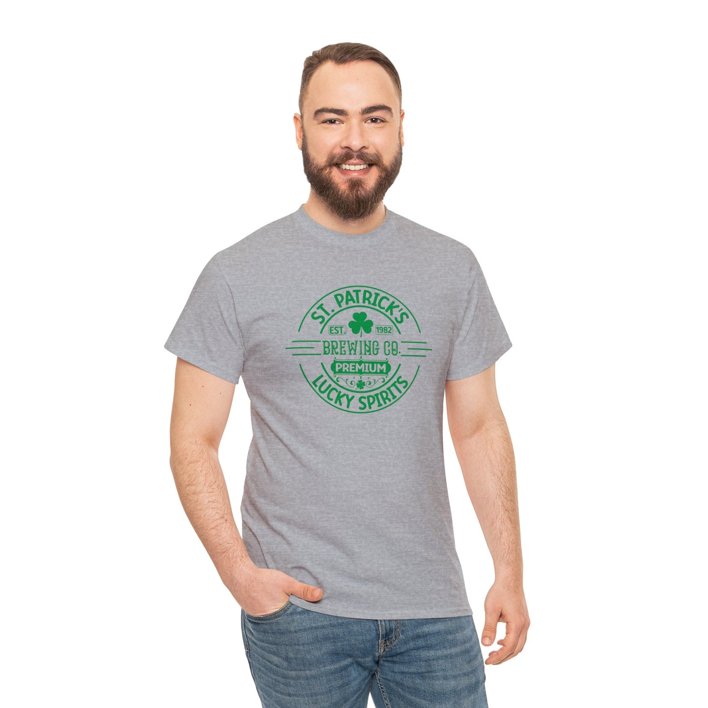 St. Patrick's Brewing Co. Style 3 Unisex Heavy Cotton Tee