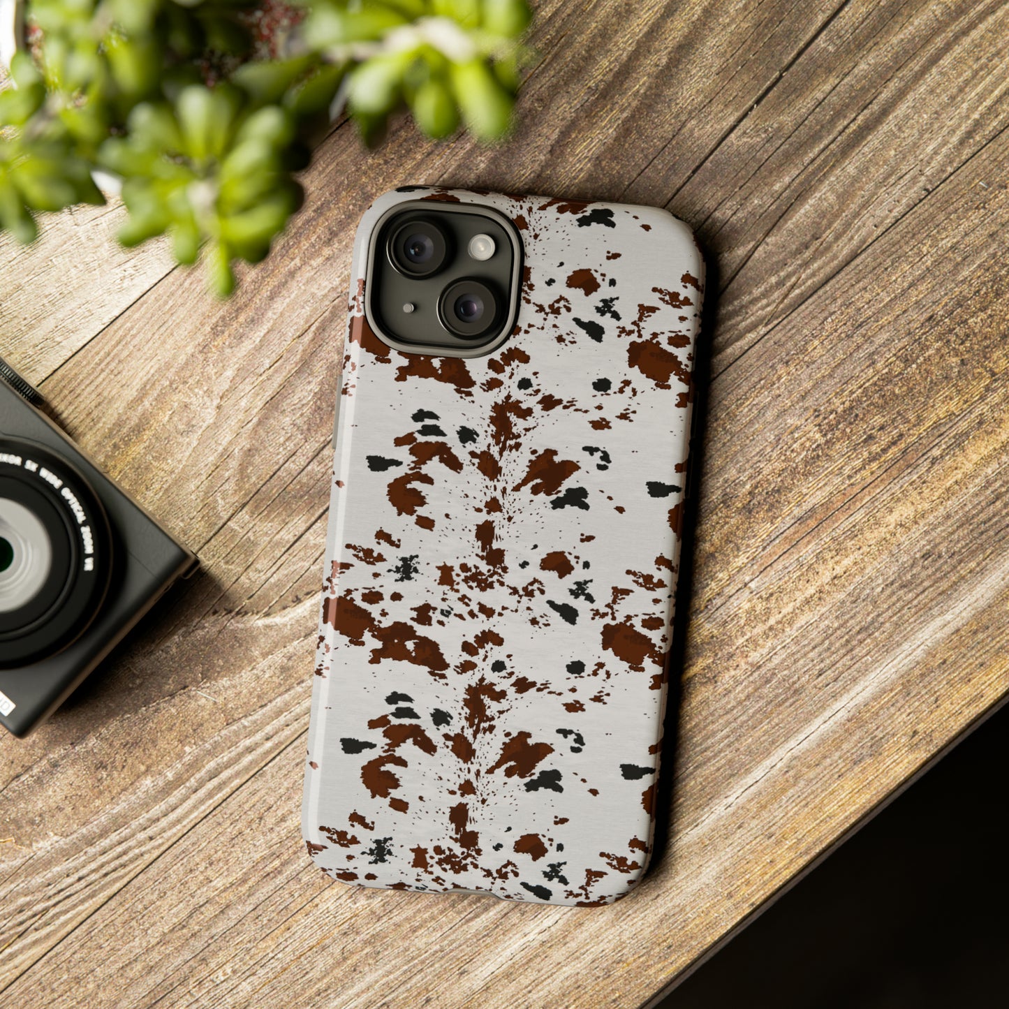 Cowhide Inspired Tough Phone Cases