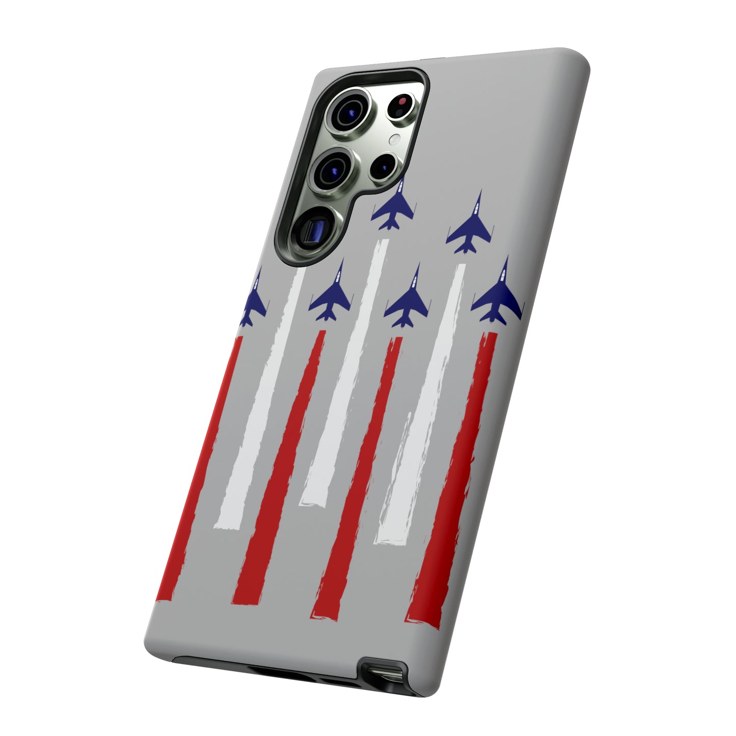 Red, White, & Blue US Jets Tough Phone Cases