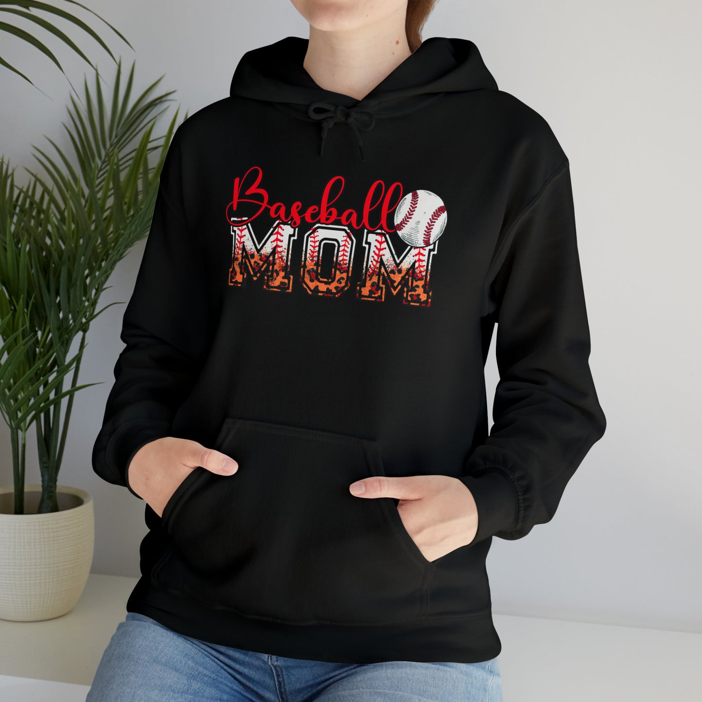 Baseball Mom Unisex Heavy Blend™ Hooded Sweatshirt