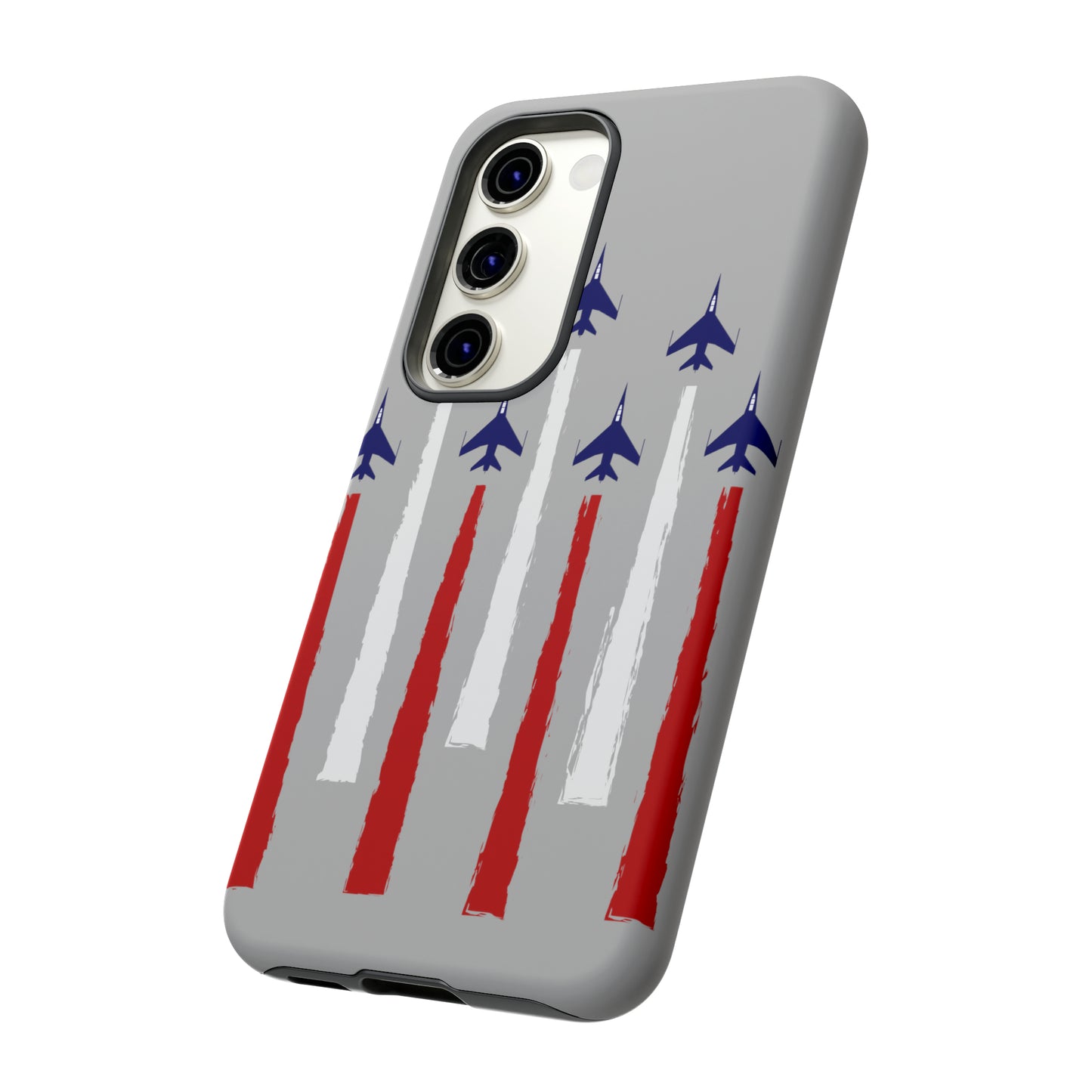 Red, White, & Blue US Jets Tough Phone Cases